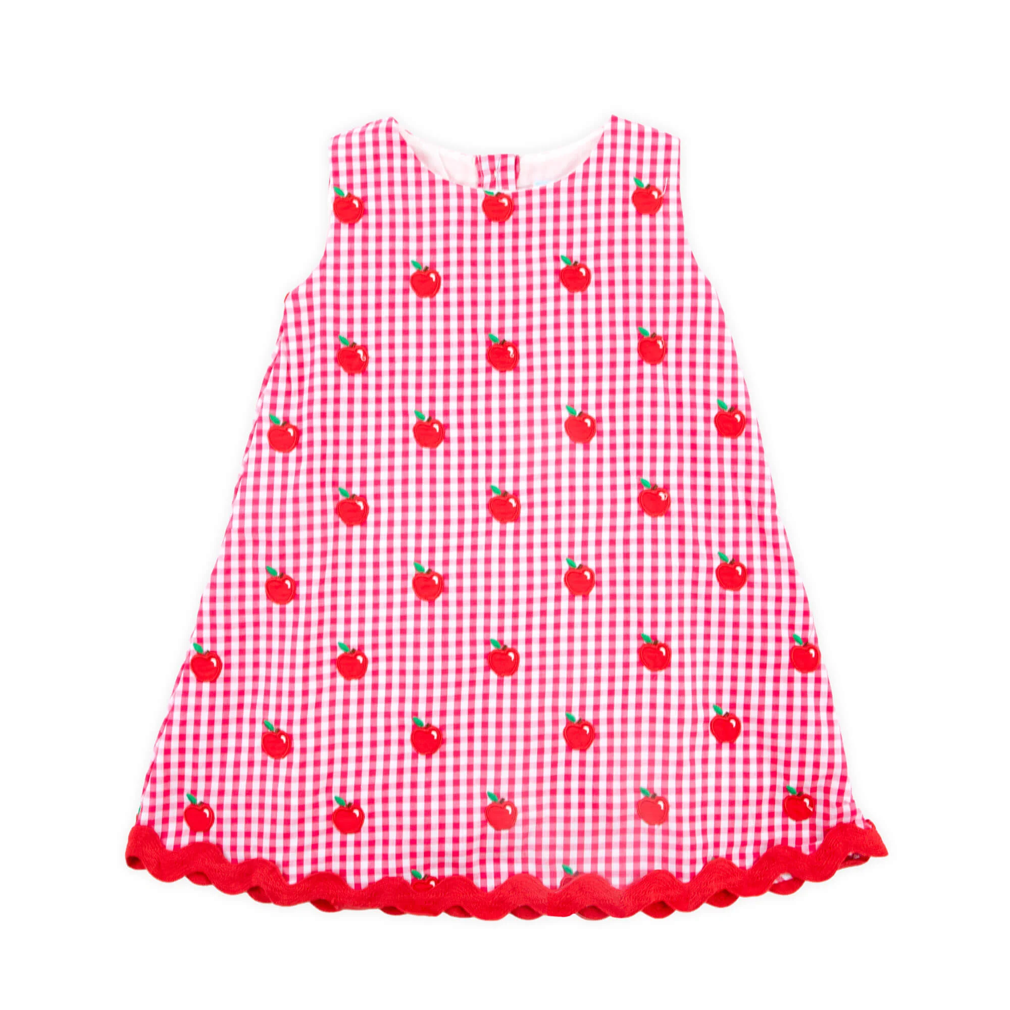 Tiny Apples Red Gingham Eleanor Dress - Image 2