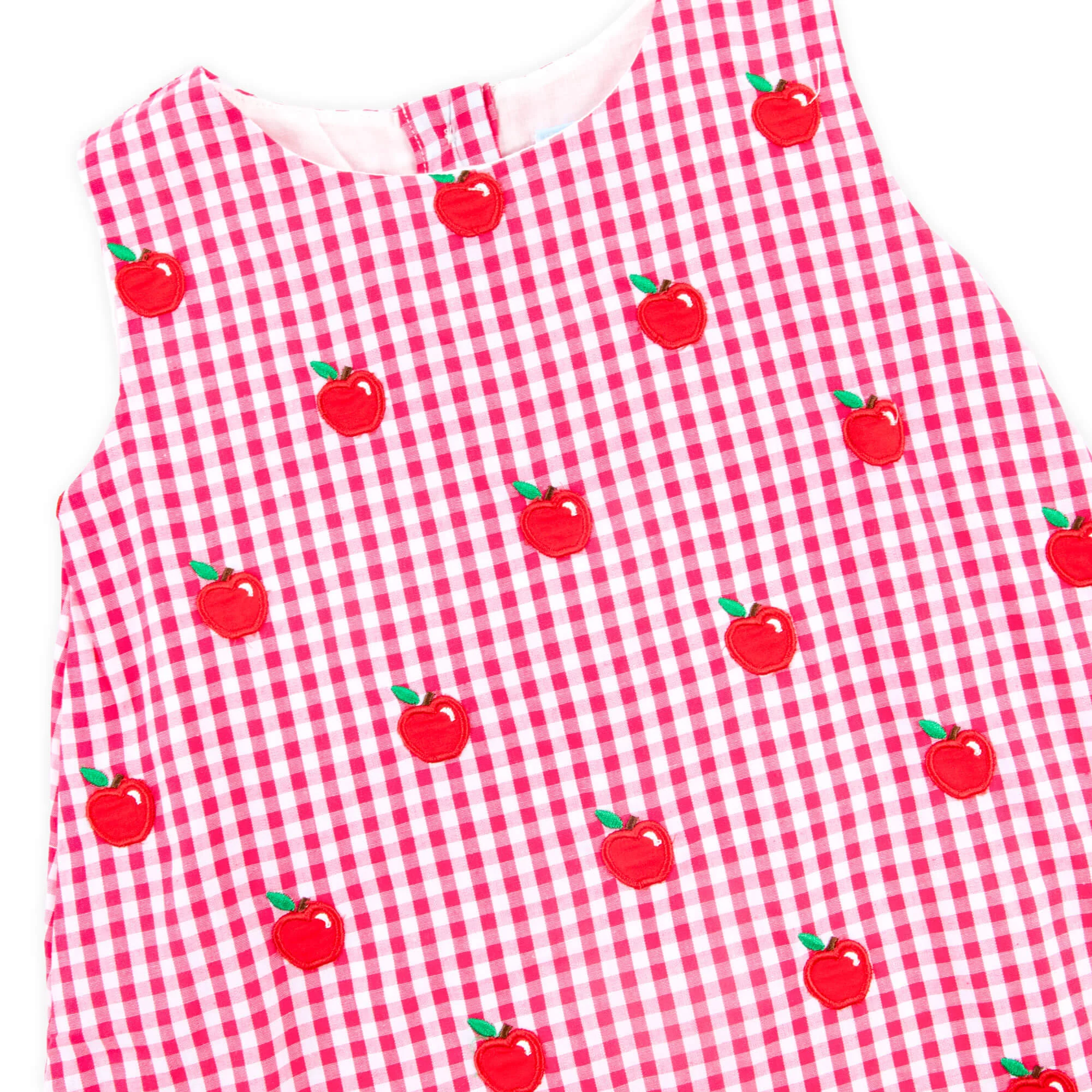 Tiny Apples Red Gingham Eleanor Dress - Image 4
