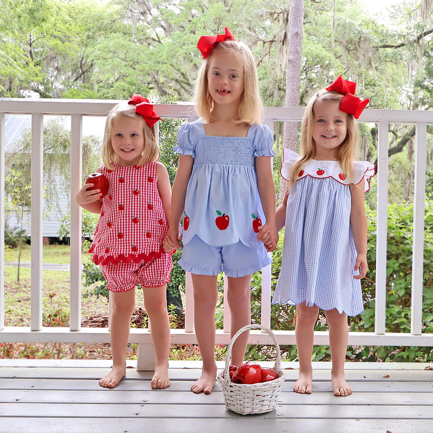 Tiny Apples Red Gingham Eleanor Dress - Image 9