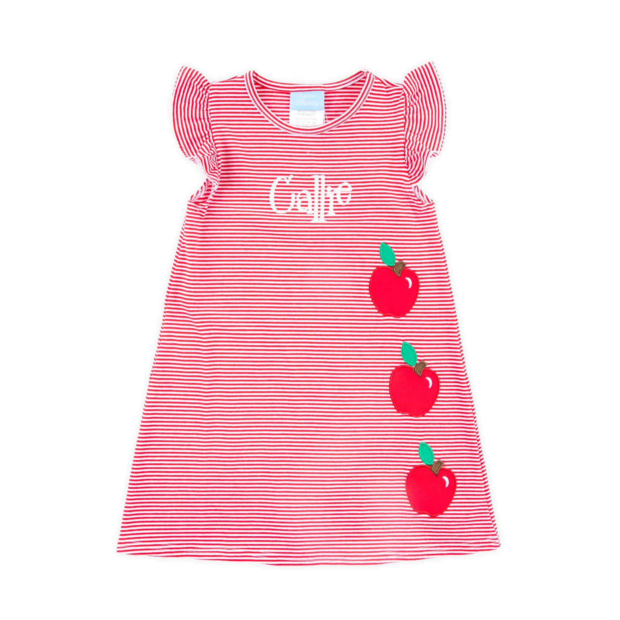 Sharp Student Red Stripe Milly Dress - Image 2
