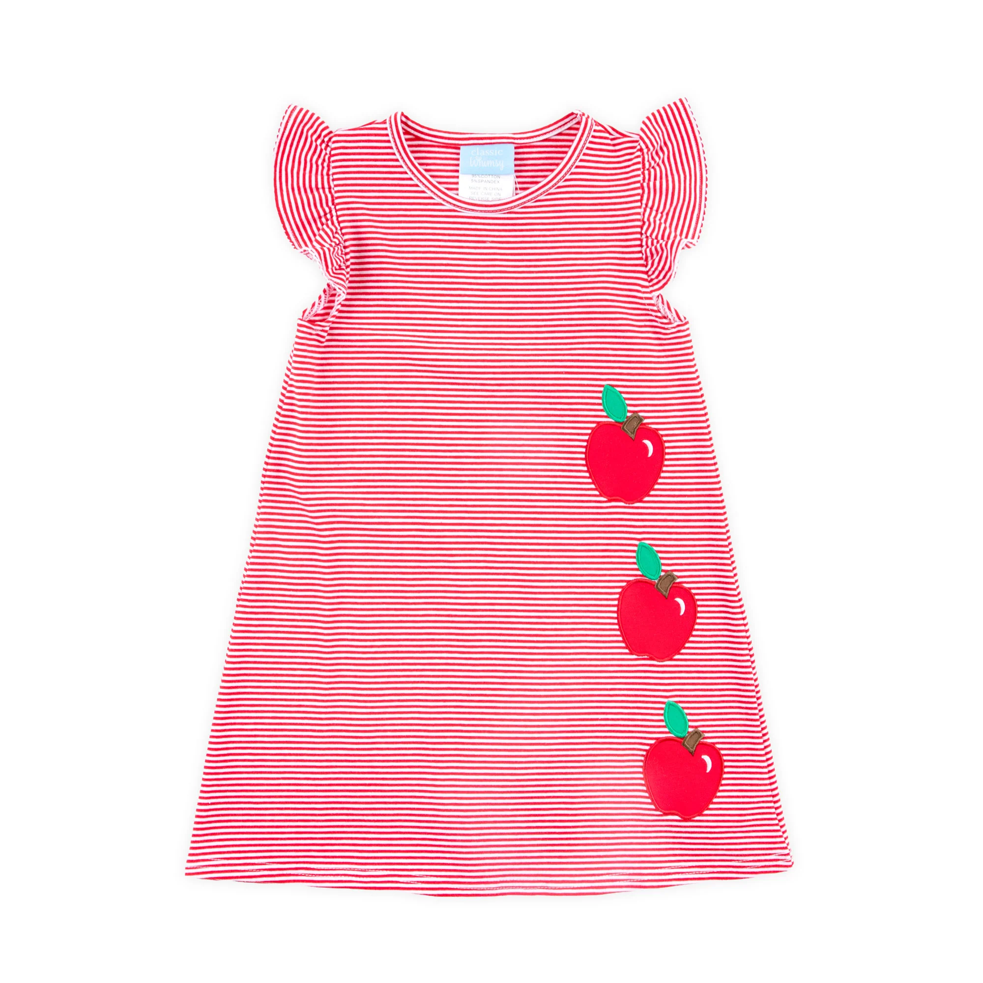 Sharp Student Red Stripe Milly Dress - Image 4