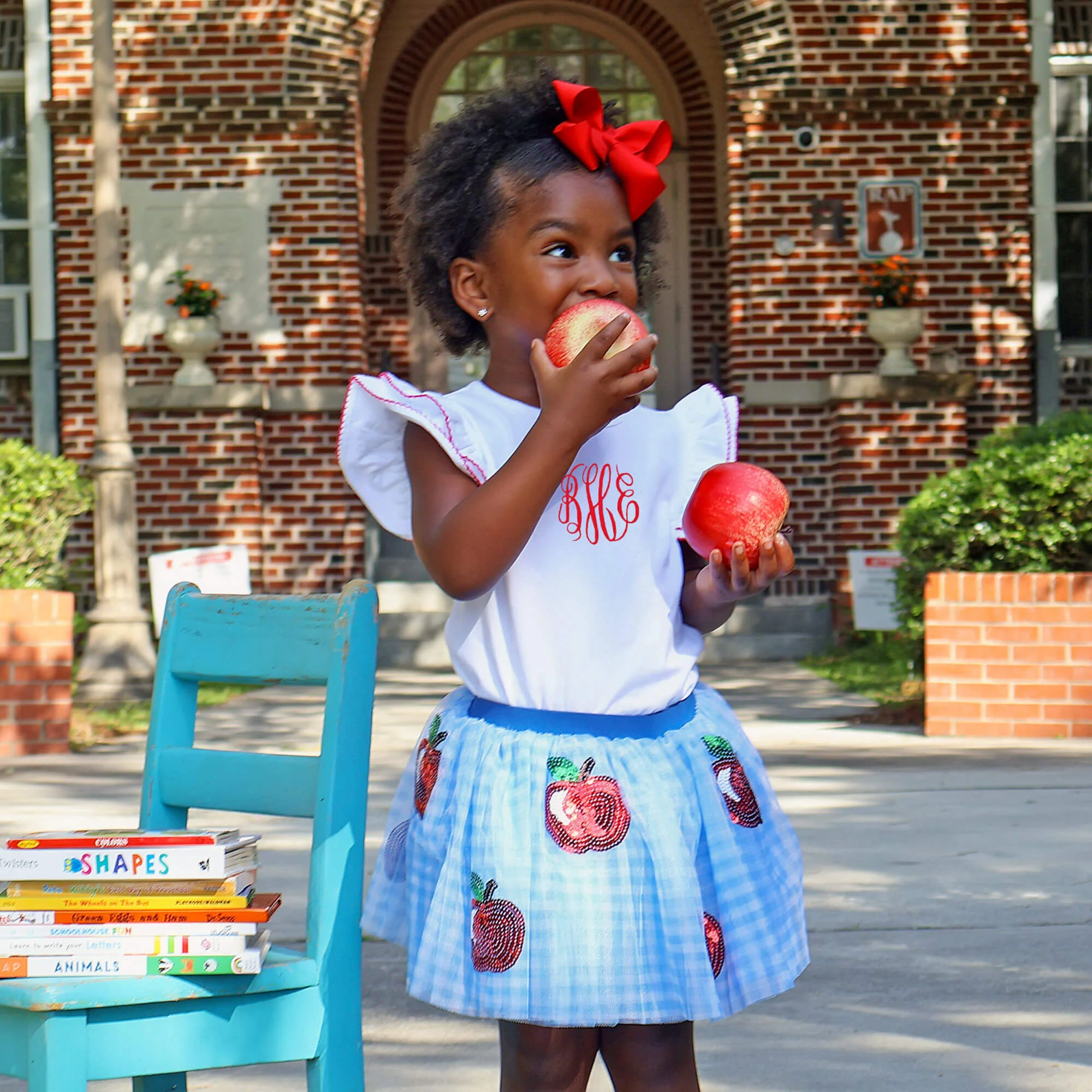 Apple Sequin Tutu Skirt - Image 2