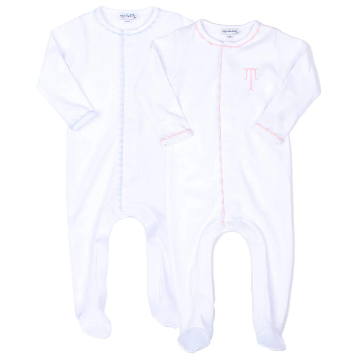 Baby Joy Footie with Crochet Trim