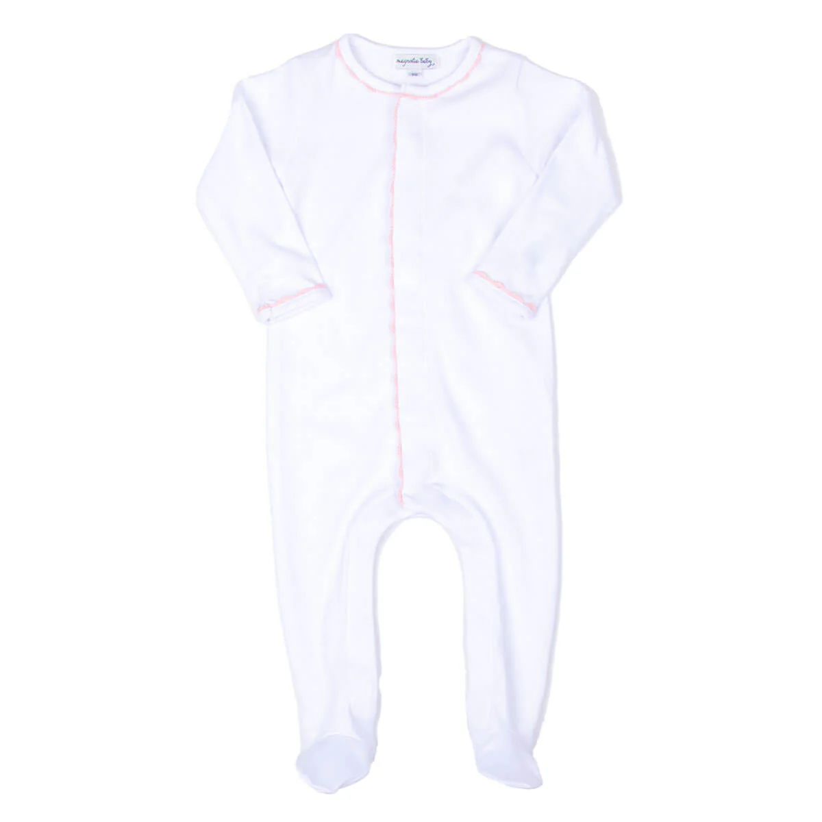 Baby Joy Footie with Crochet Trim - Image 4