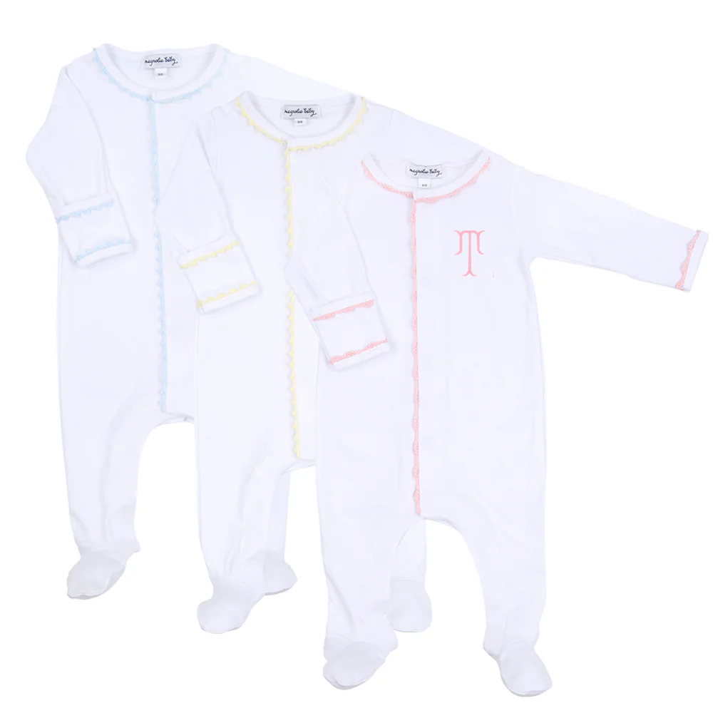 Baby Joy Footie with Crochet Trim - Image 5