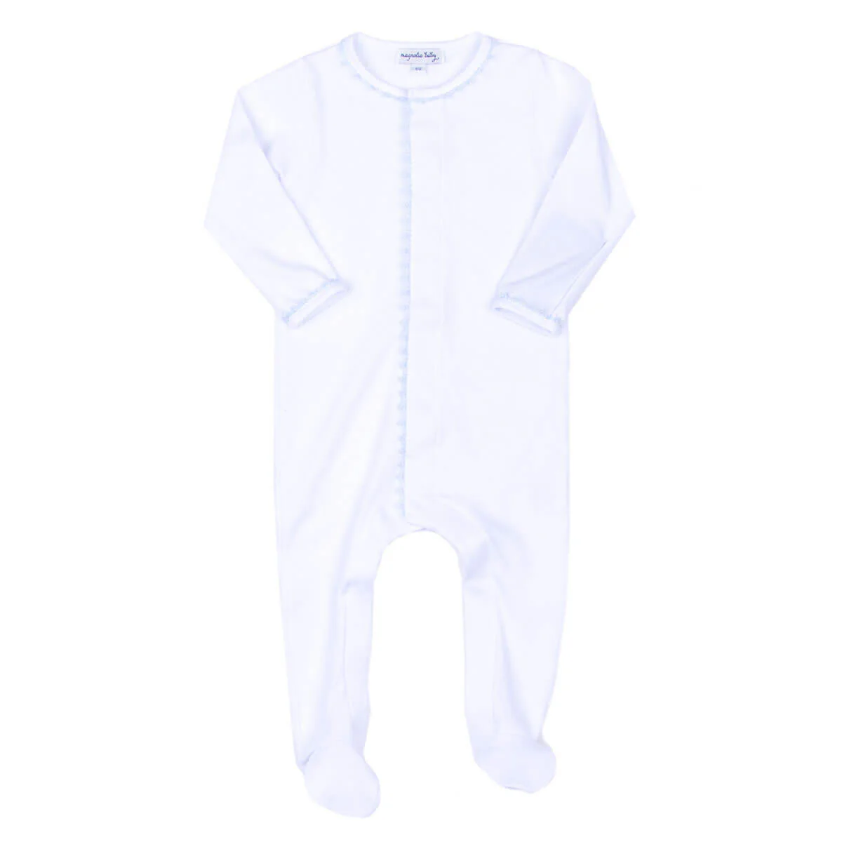 Baby Joy Footie with Crochet Trim - Image 6