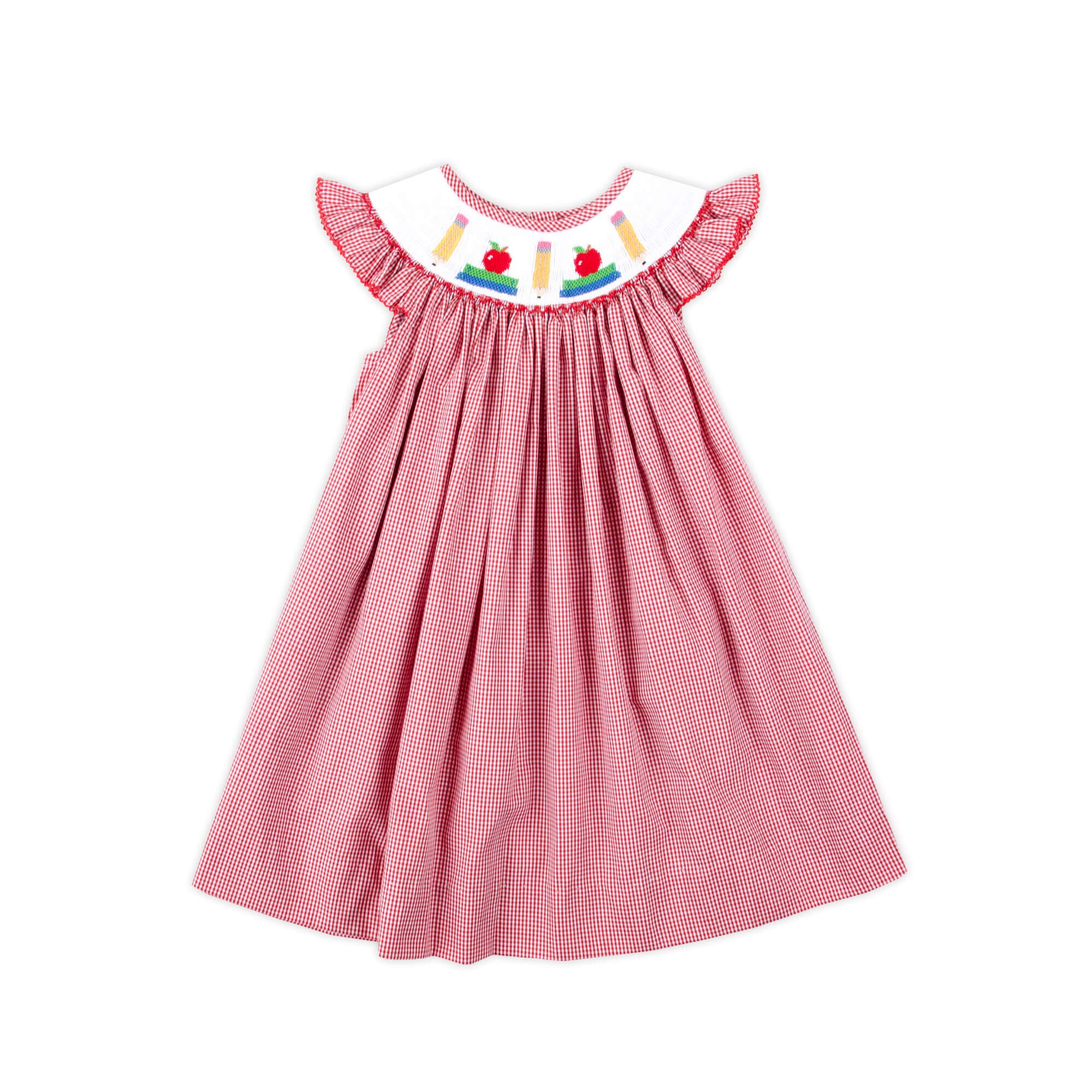 Back to School Red Gingham Dress