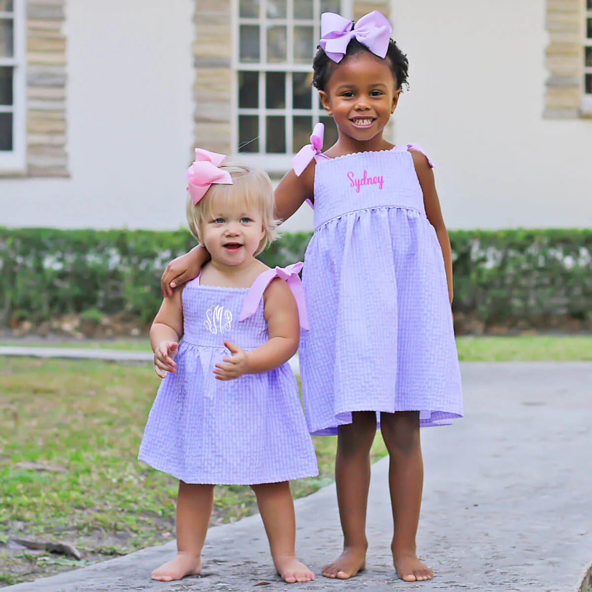 Purple Gingham Aubree Bubble - Image 4