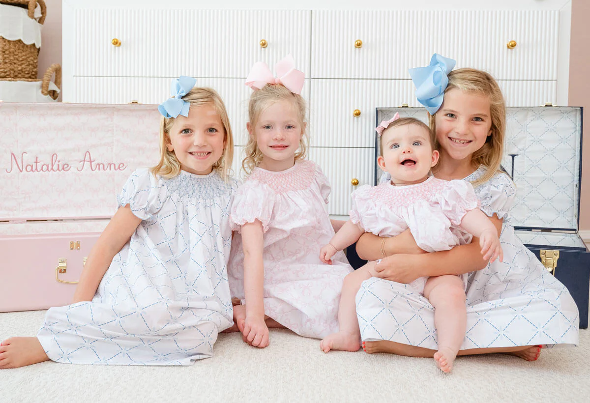 Bella's Bows Smocked Bishop Dress - Image 6
