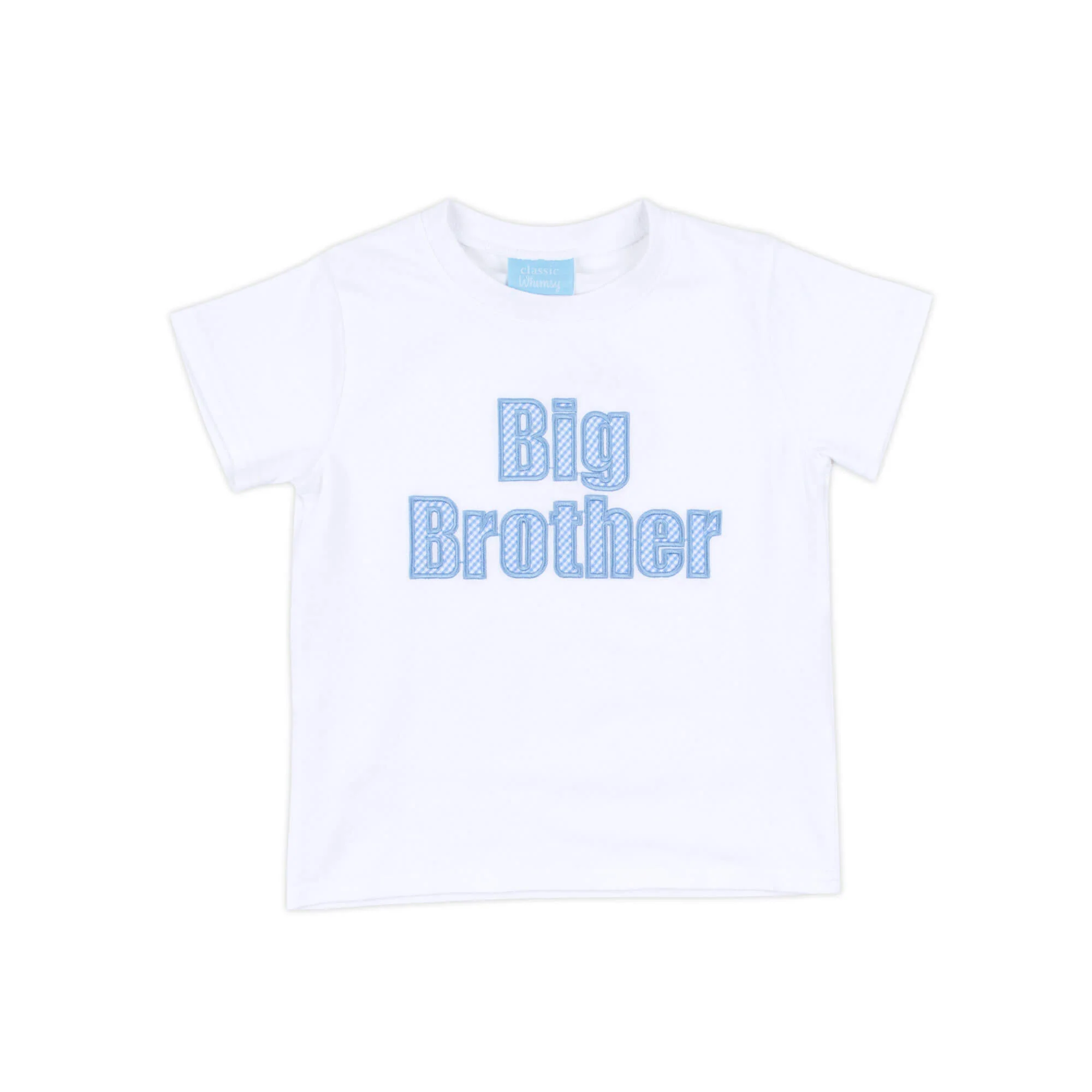 Big Brother Blue Gingham Short Sleeve Shirt - Image 4