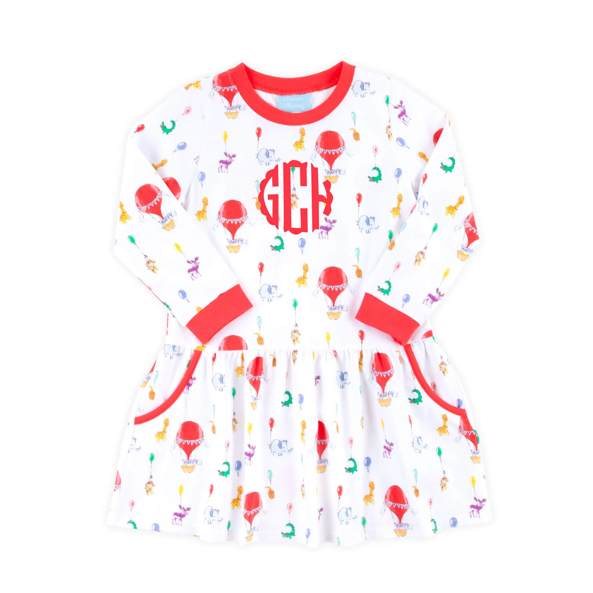 Birthday Balloon Long Sleeve Izzy Dress - Image 2