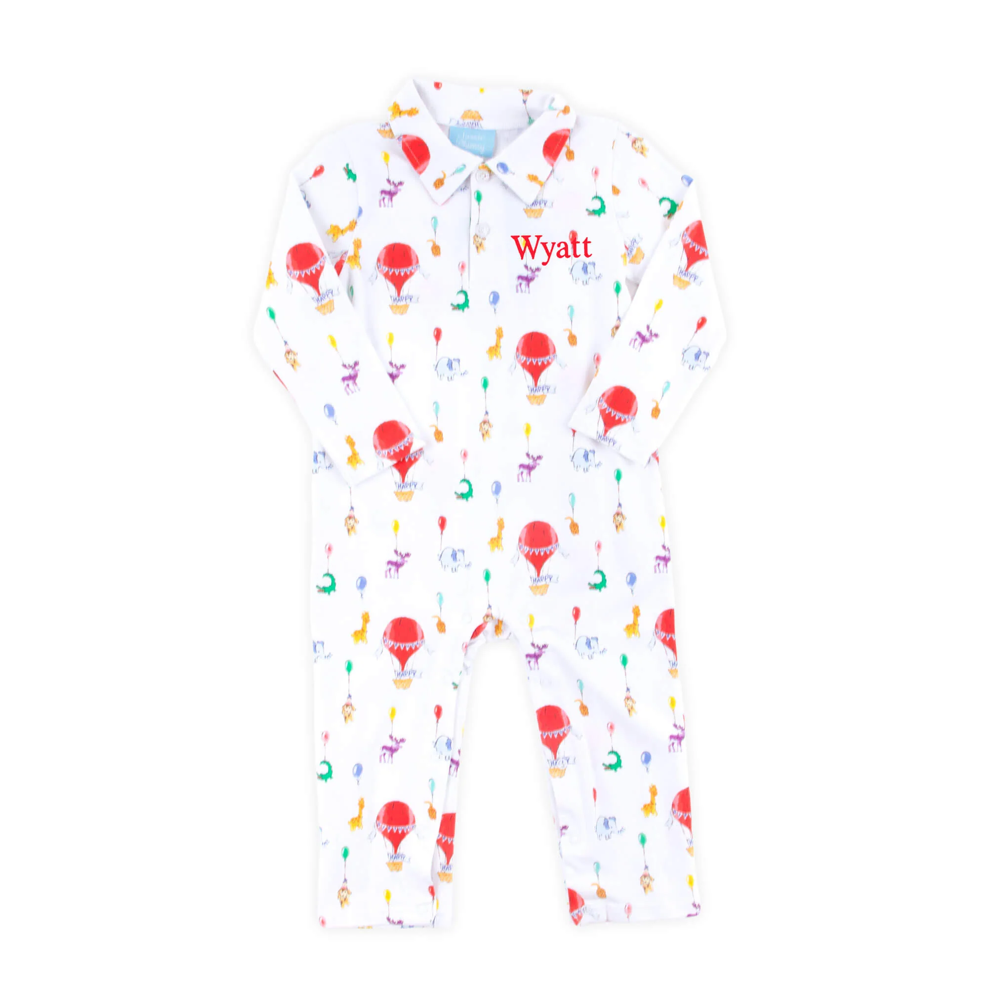 Birthday Balloon Polo Romper - Image 2