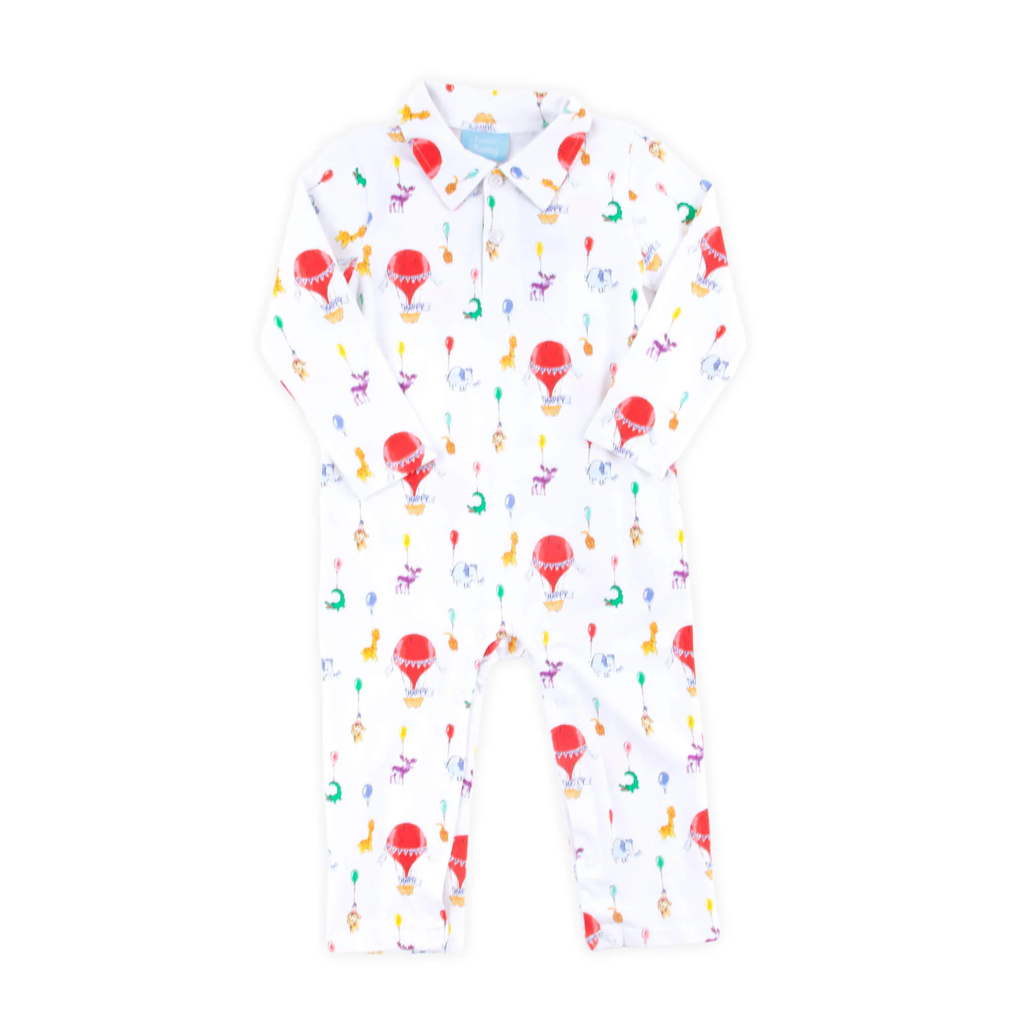 Birthday Balloon Polo Romper - Image 5