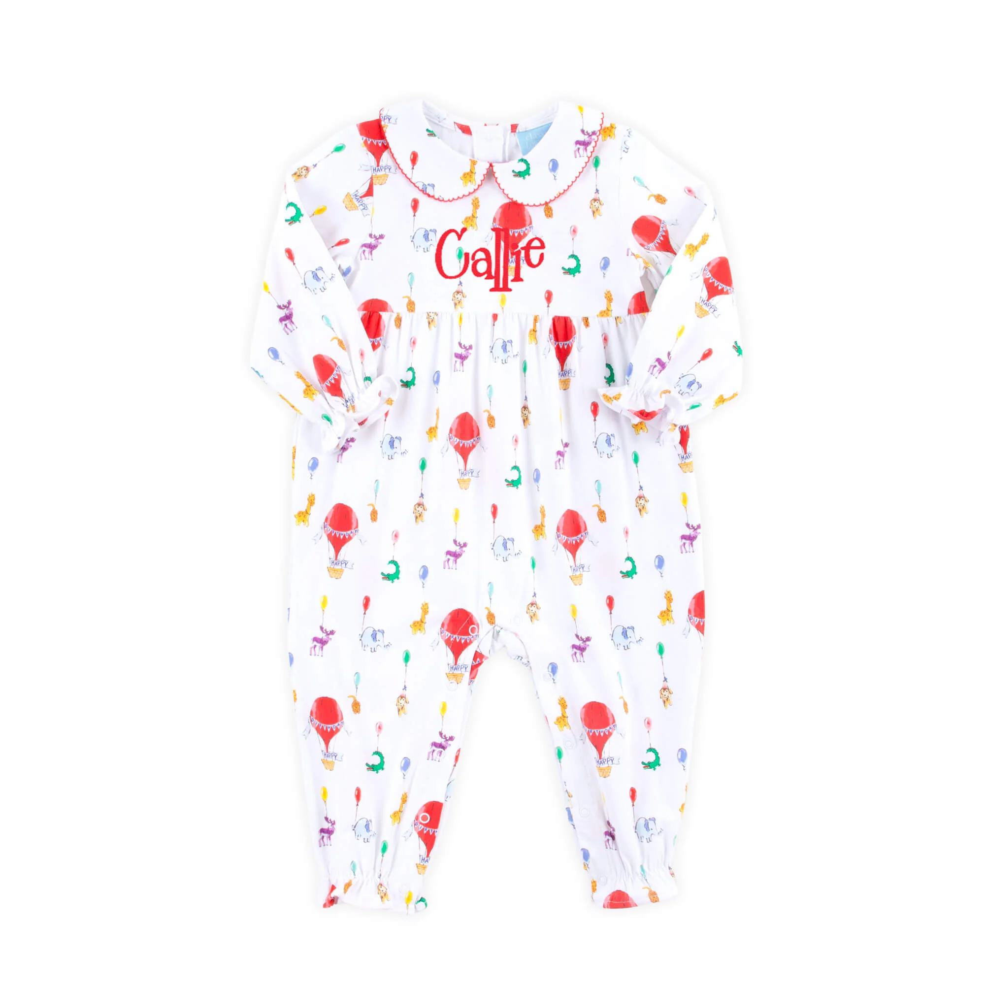 Birthday Balloon Ruffle Romper - Image 2