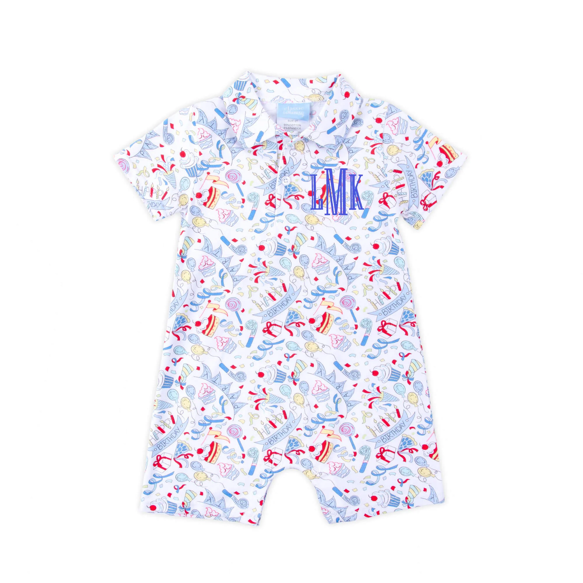 Birthday Boy Polo Romper