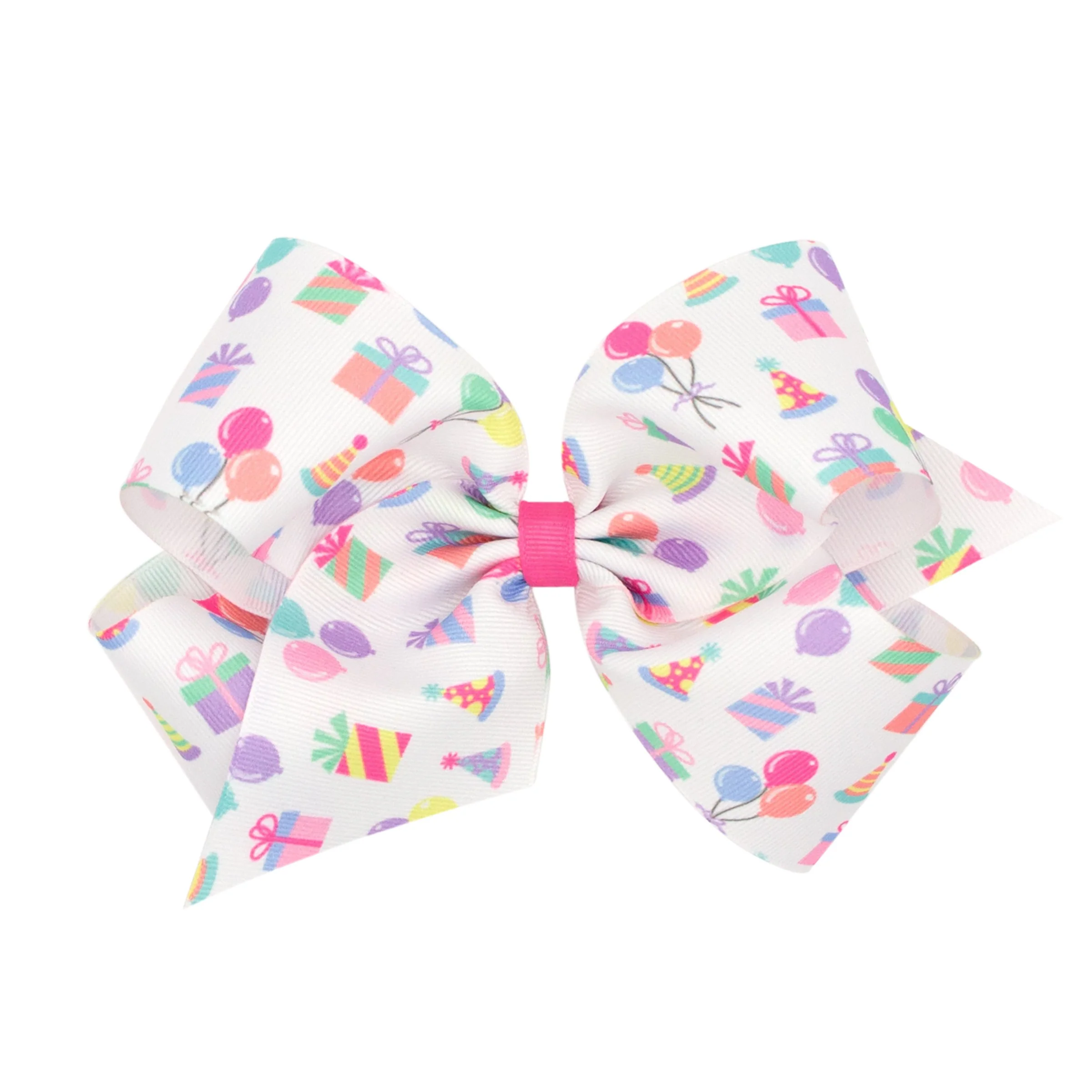 Birthday Party Grosgrain Bow
