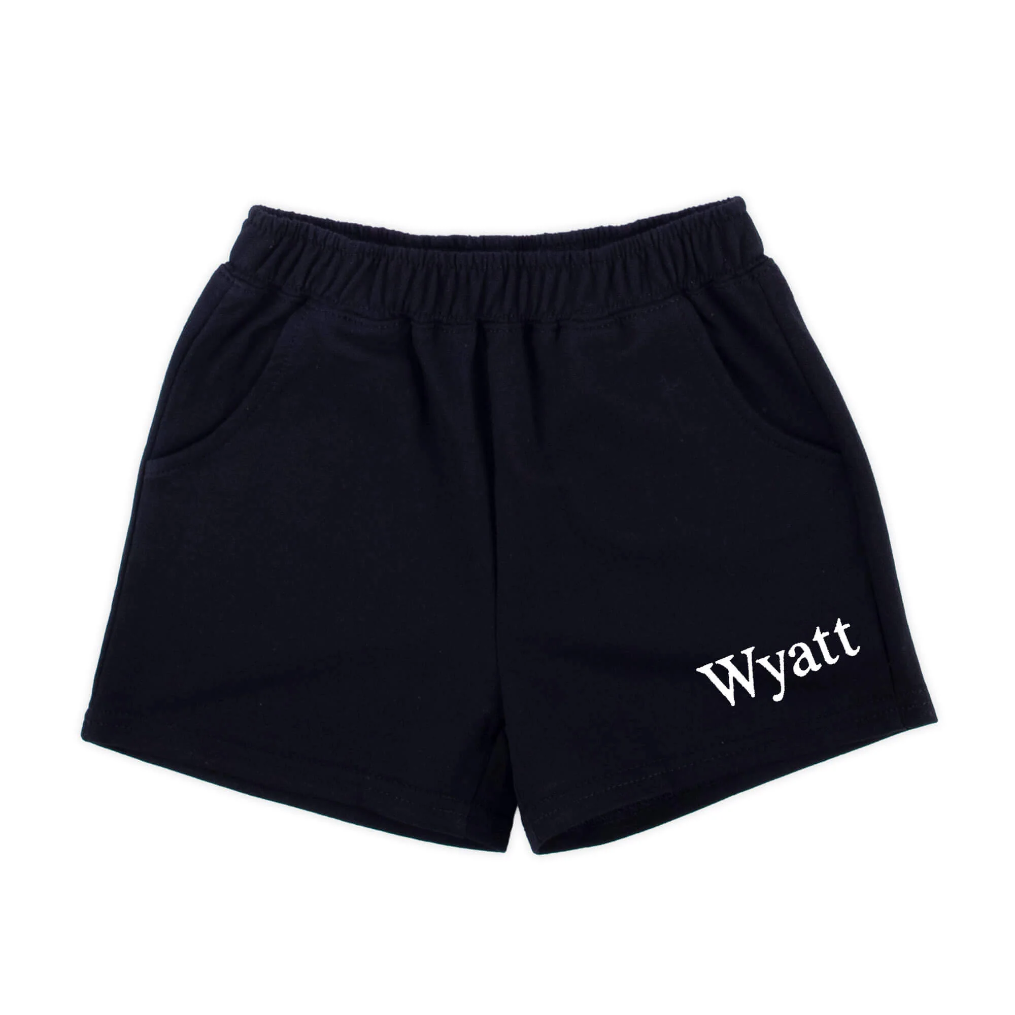 Black French Terry Shorts