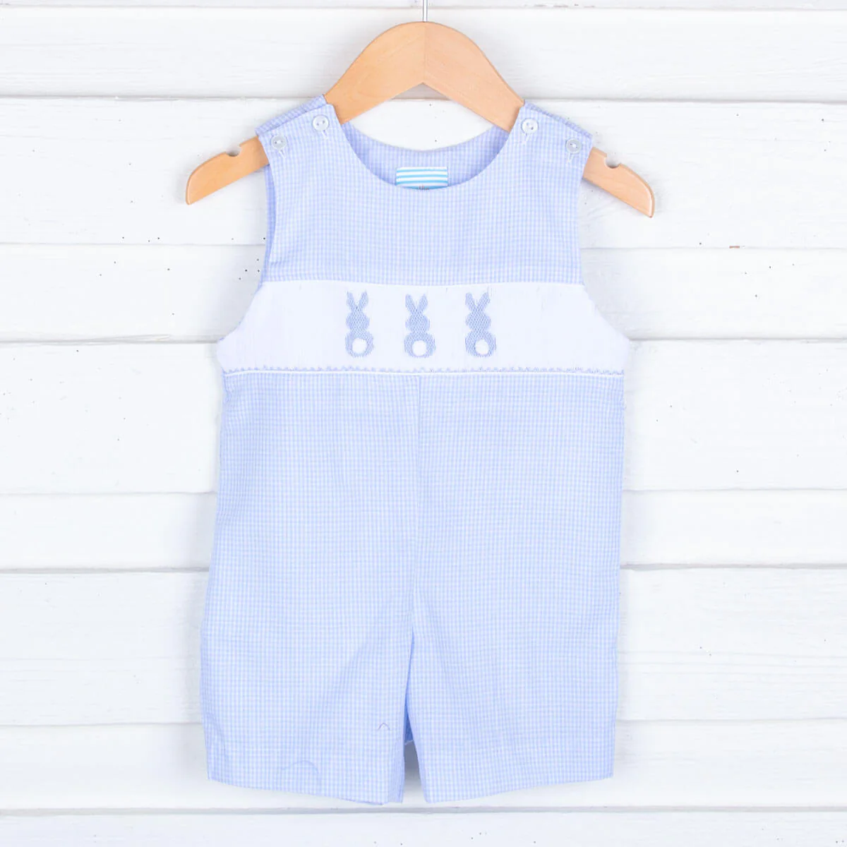Blue Bunny Bum Smocked Jon Jon