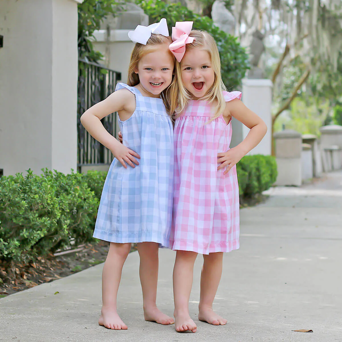 Blue Check Amy Dress - Image 6