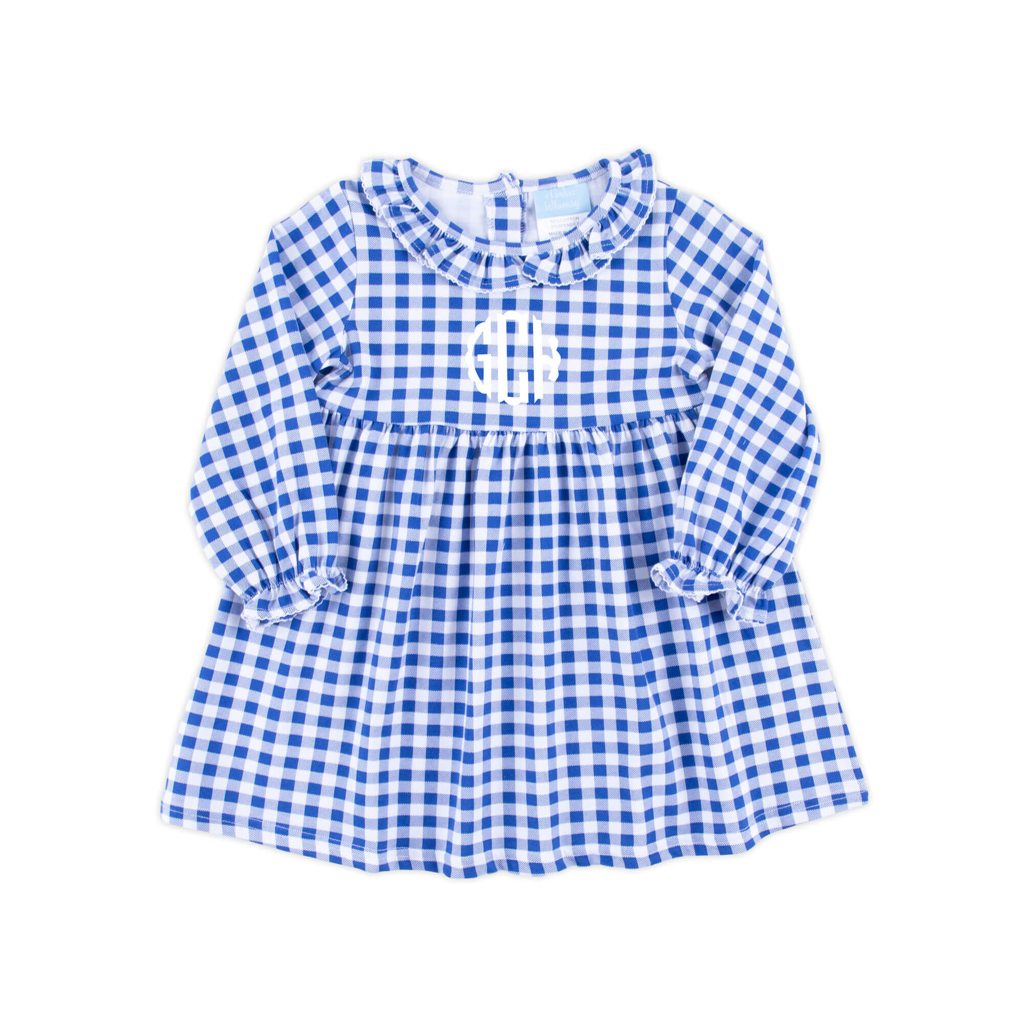 Blue Check Eden Dress - Image 2