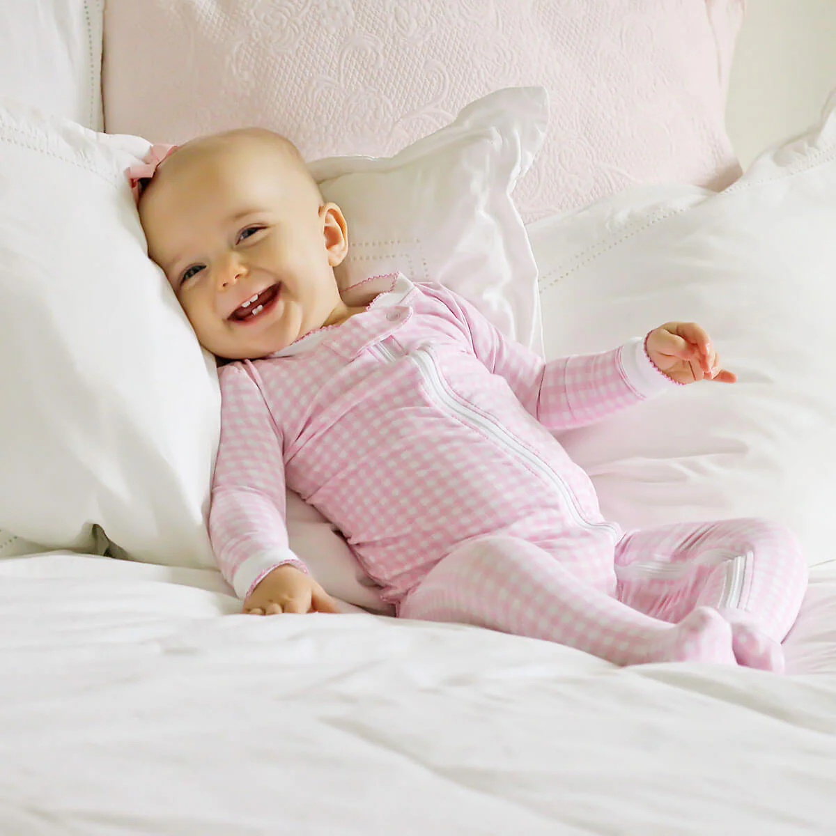Gingham Zip Sleeper - Image 17