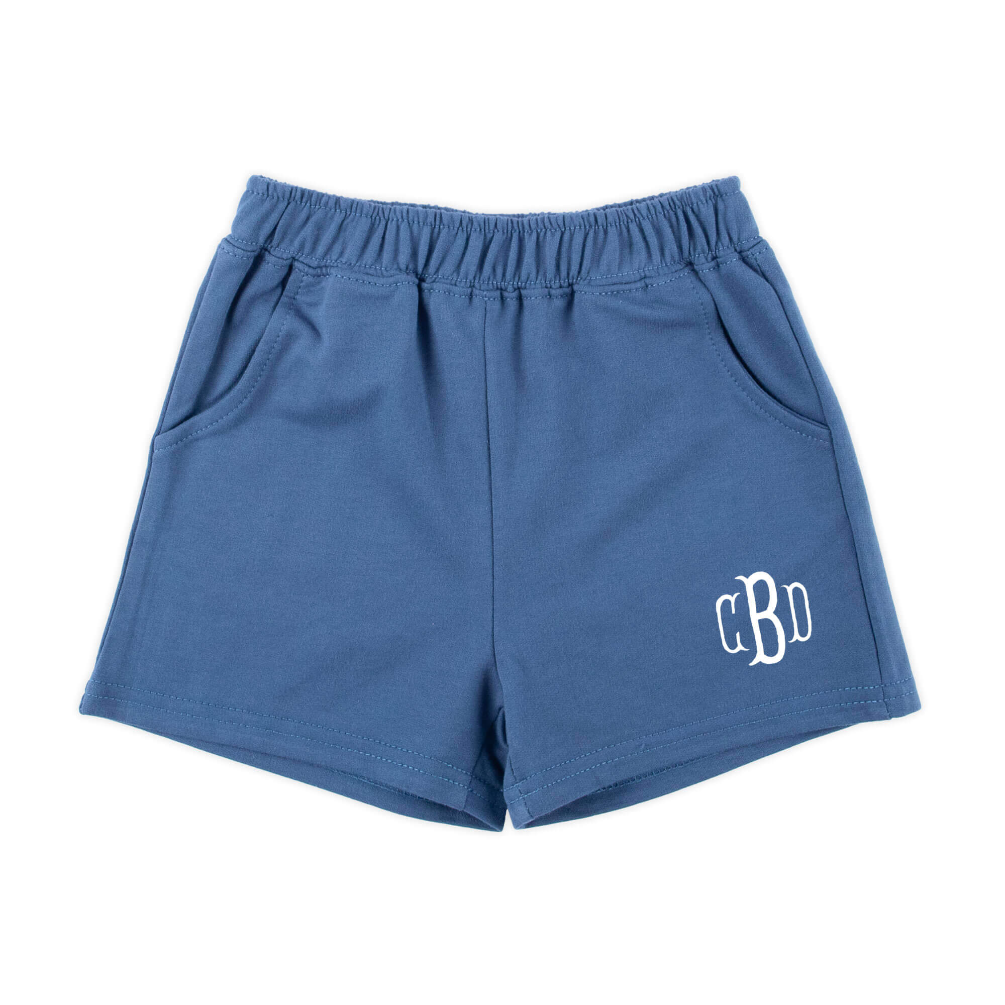 Dark Blue French Terry Shorts