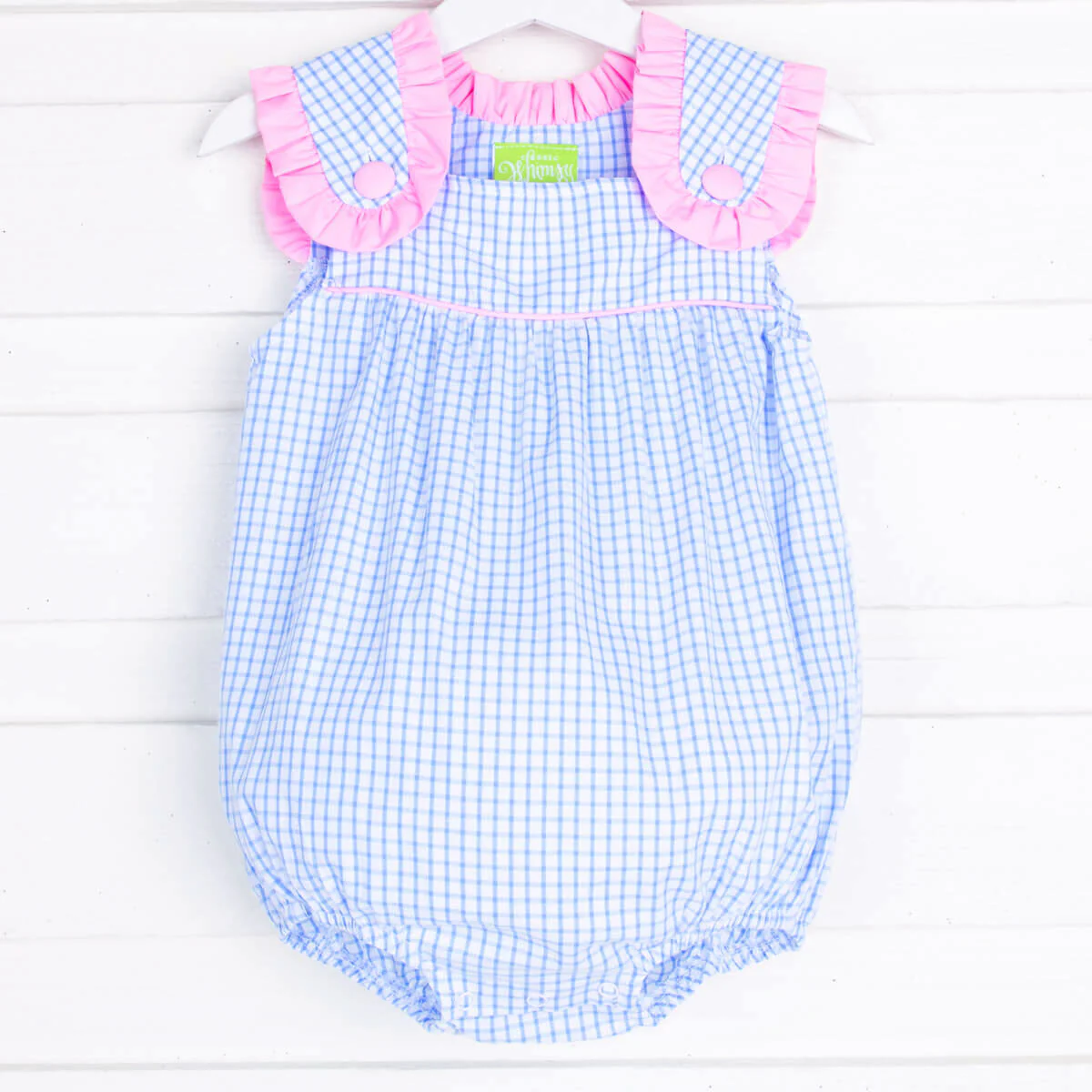 Blue Windowpane Lulu Bubble