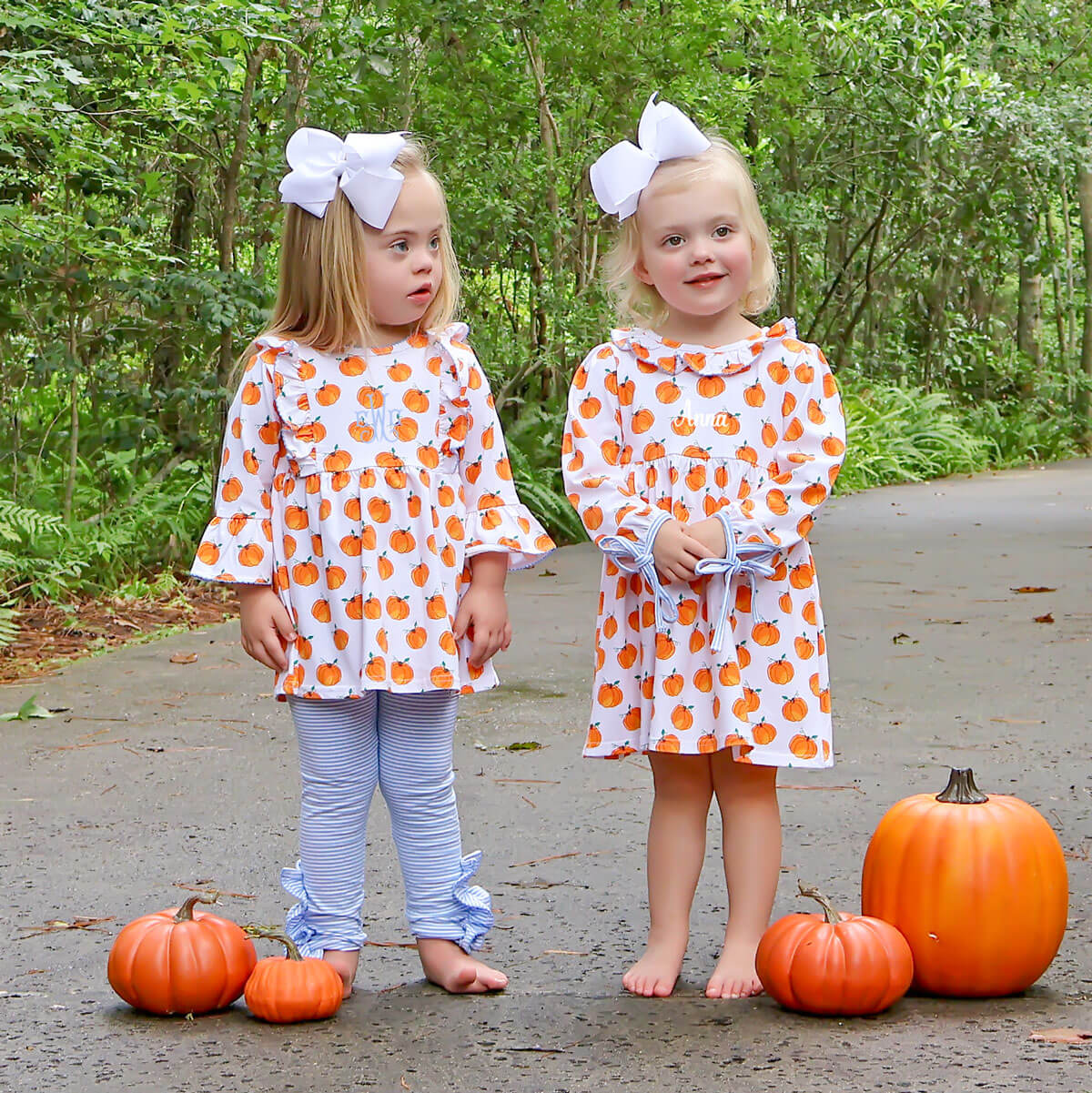 Bountiful Pumpkin Print Virginia Dress - Image 6