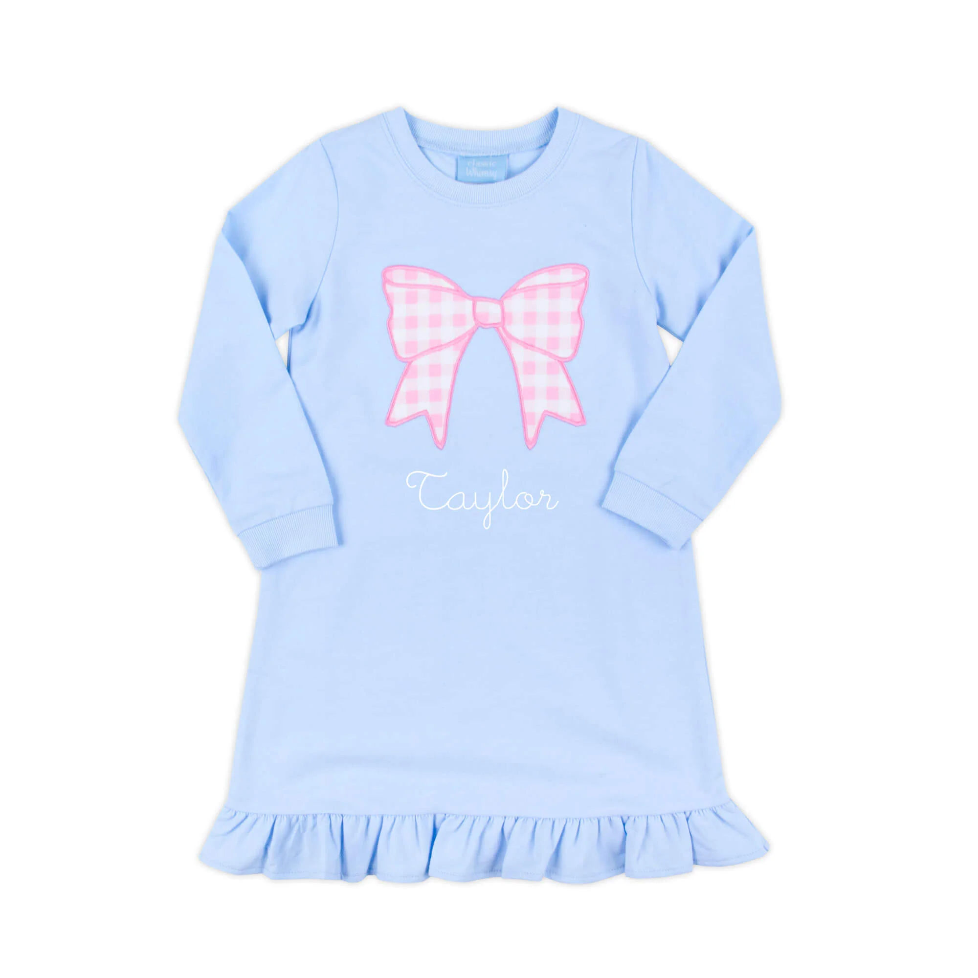Bow Applique Abby Dress - Image 2