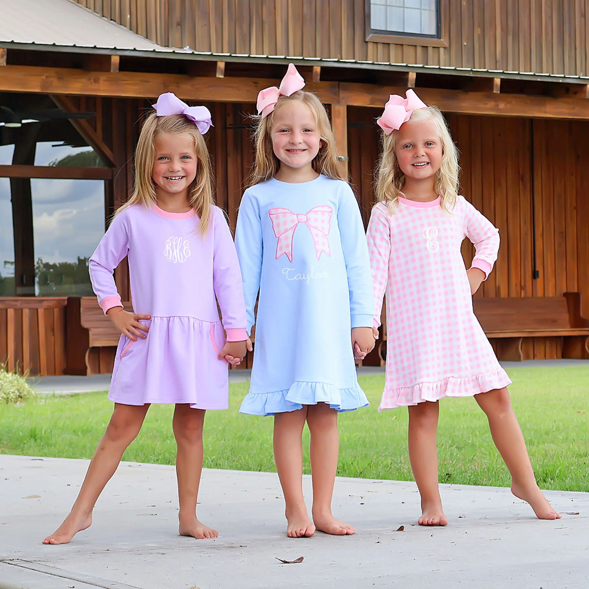 Bow Applique Abby Dress - Image 5