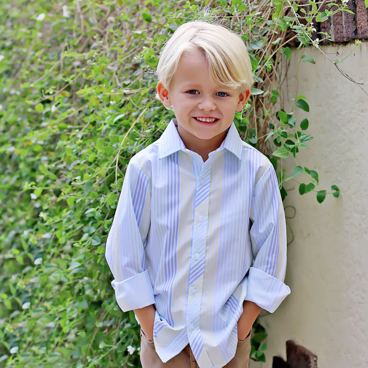 Spring Stripe Button Down Shirt