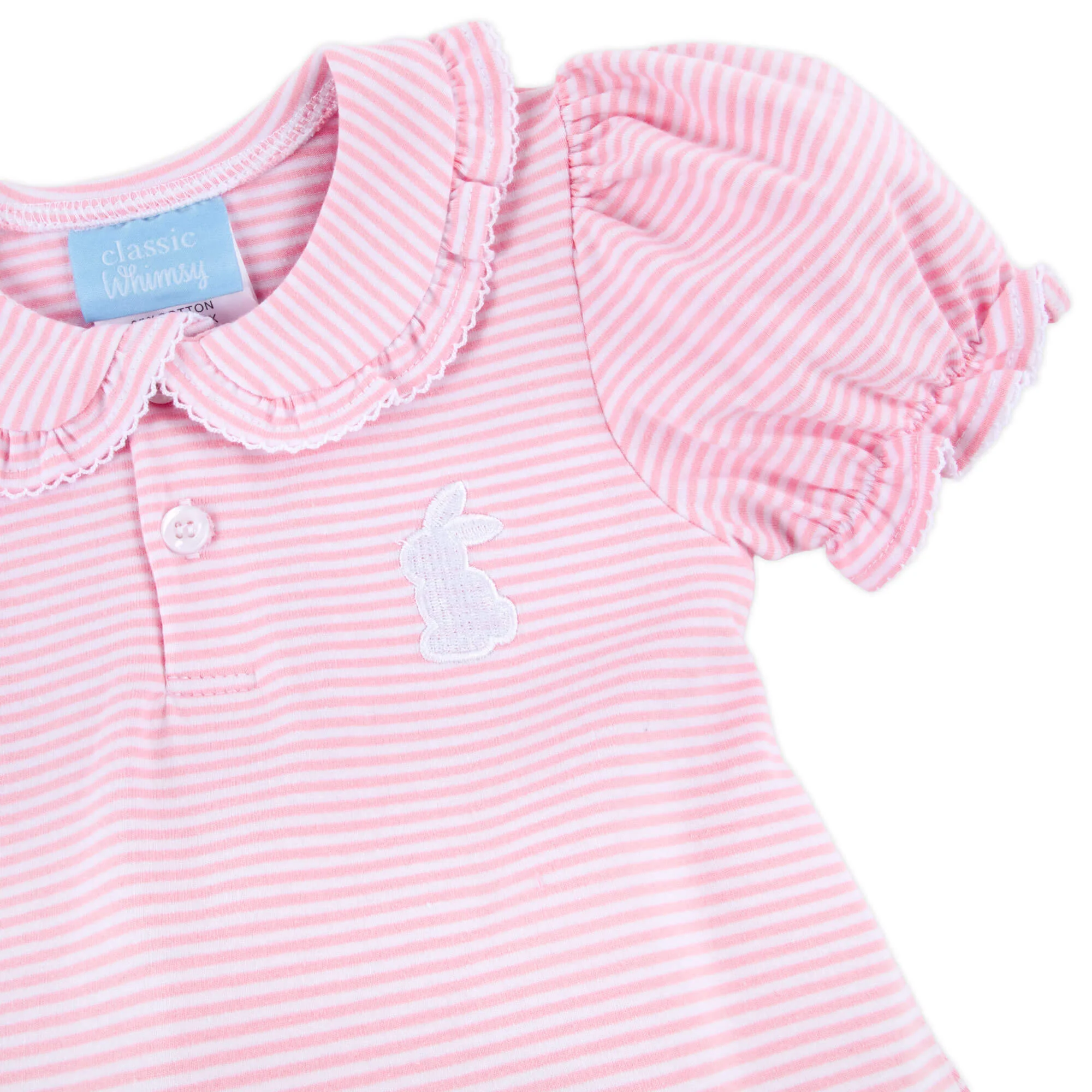 Bunny Pink Stripe Ruth Bubble - Image 2