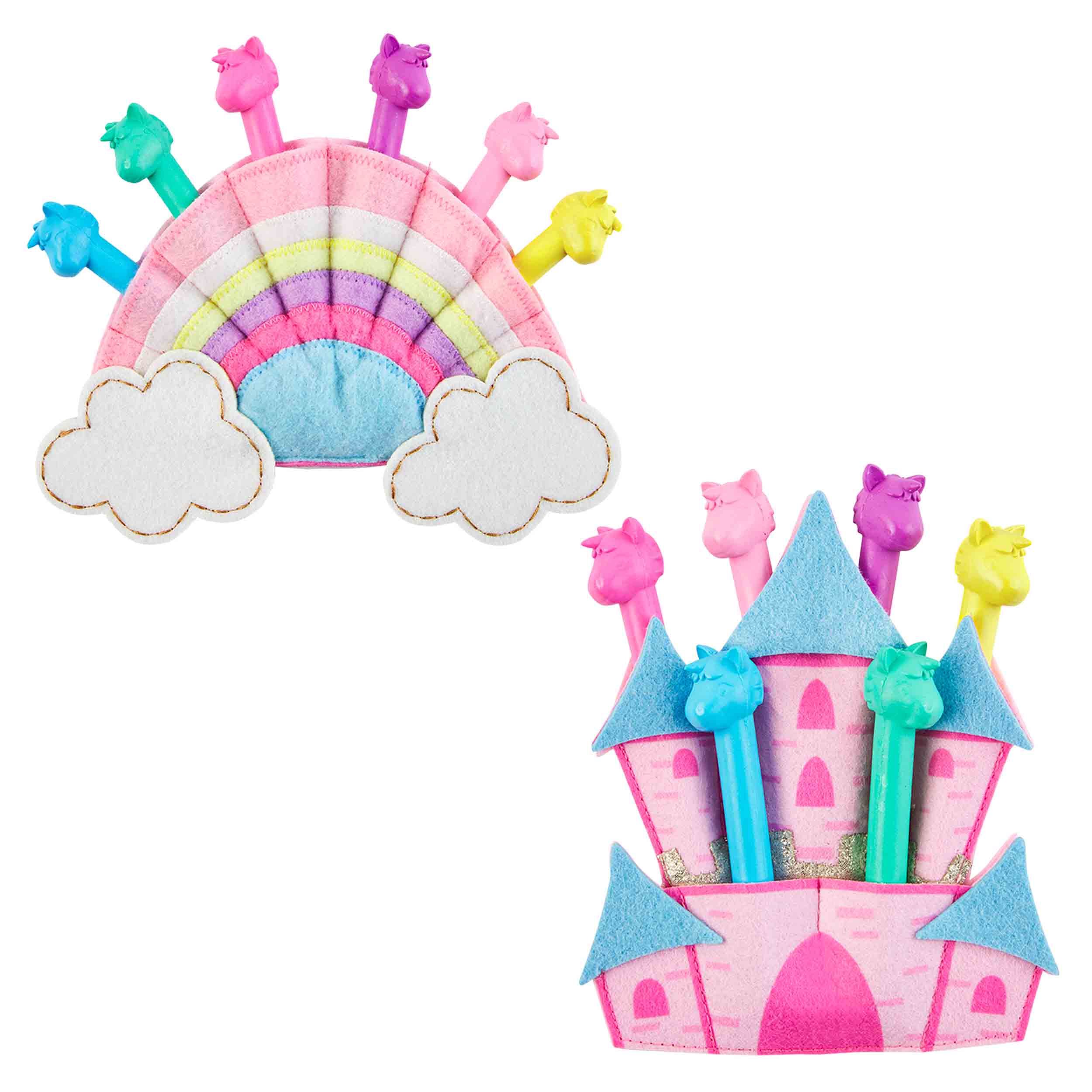 Castle - Rainbow Crayon Holders