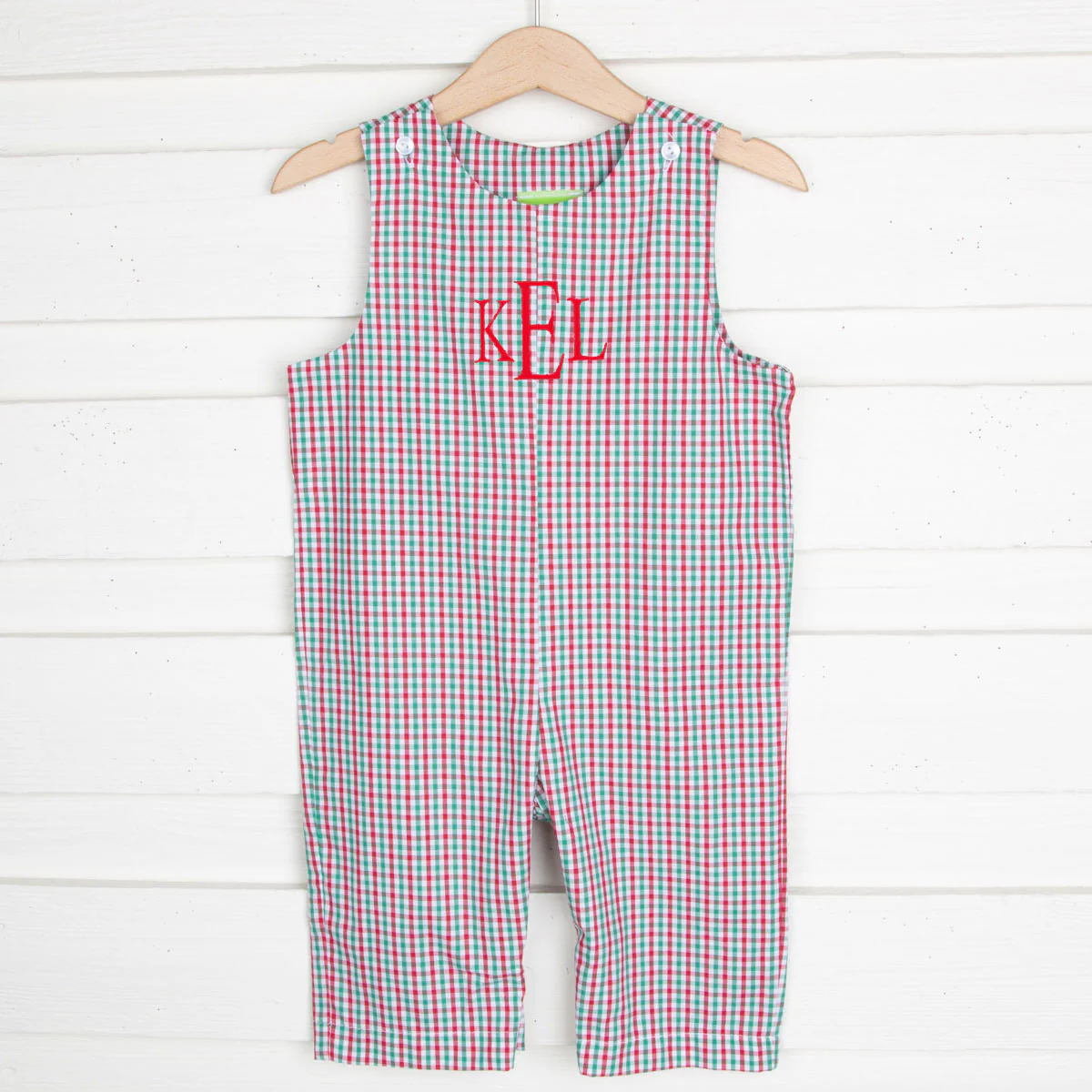 Christmas Gingham Longall
