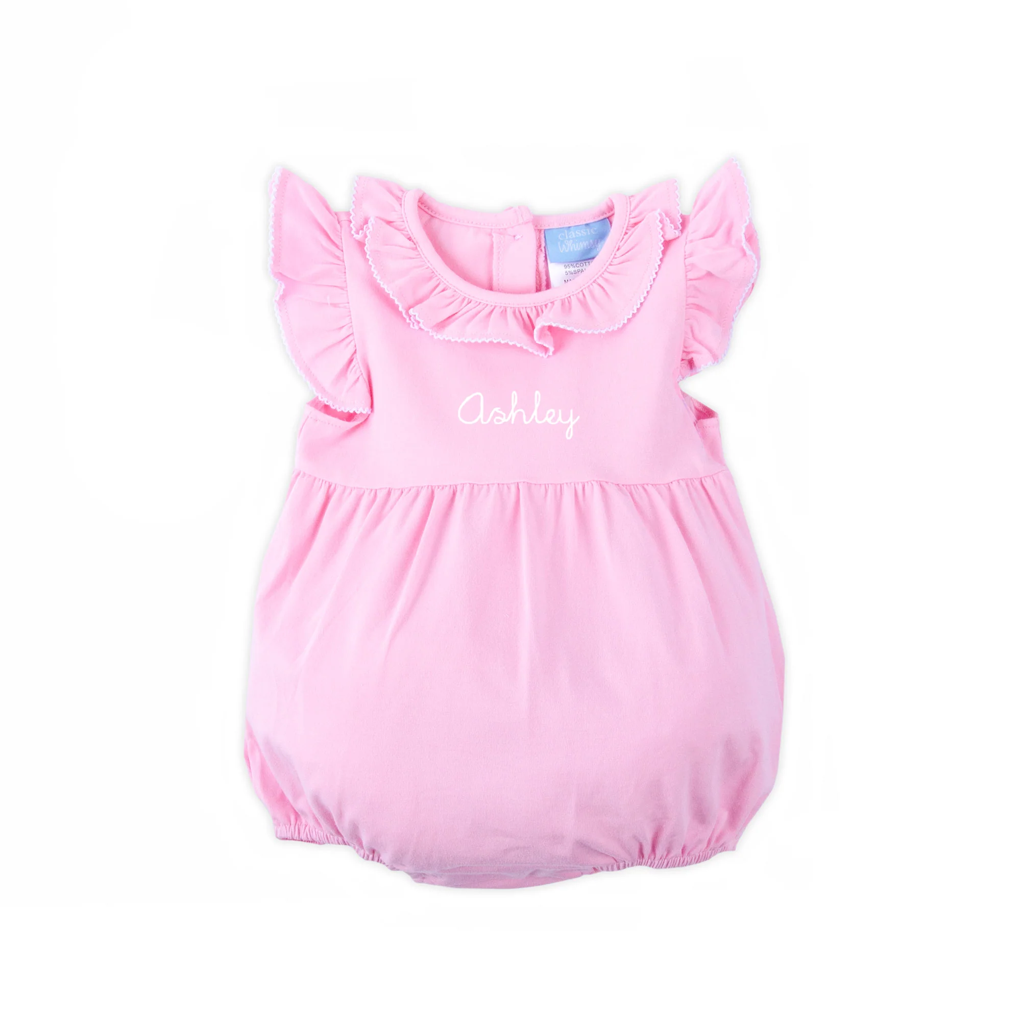 Colette Ruffle Collar Pink Knit Bubble