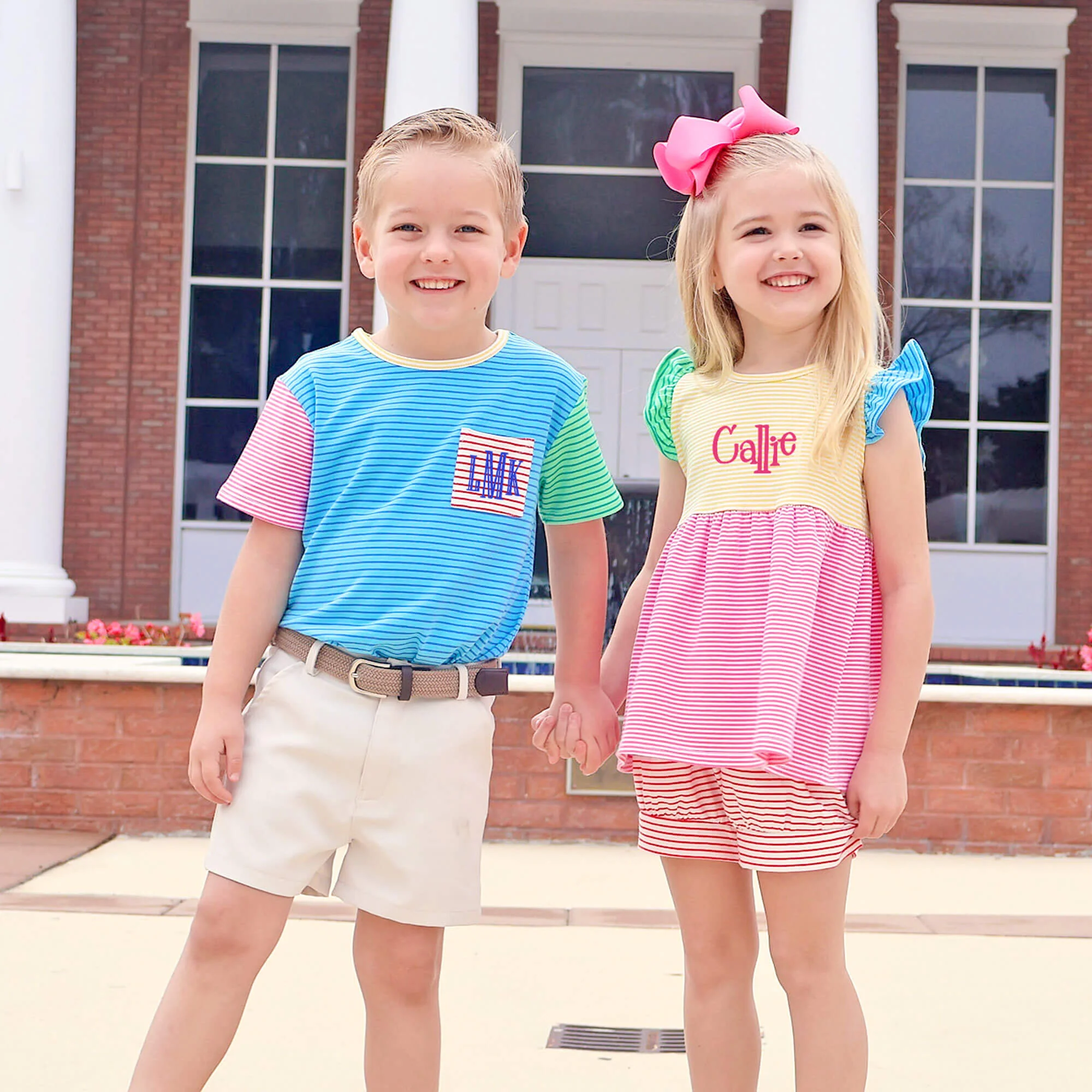 Colorblock Stripe Alexa Short Set - Image 3
