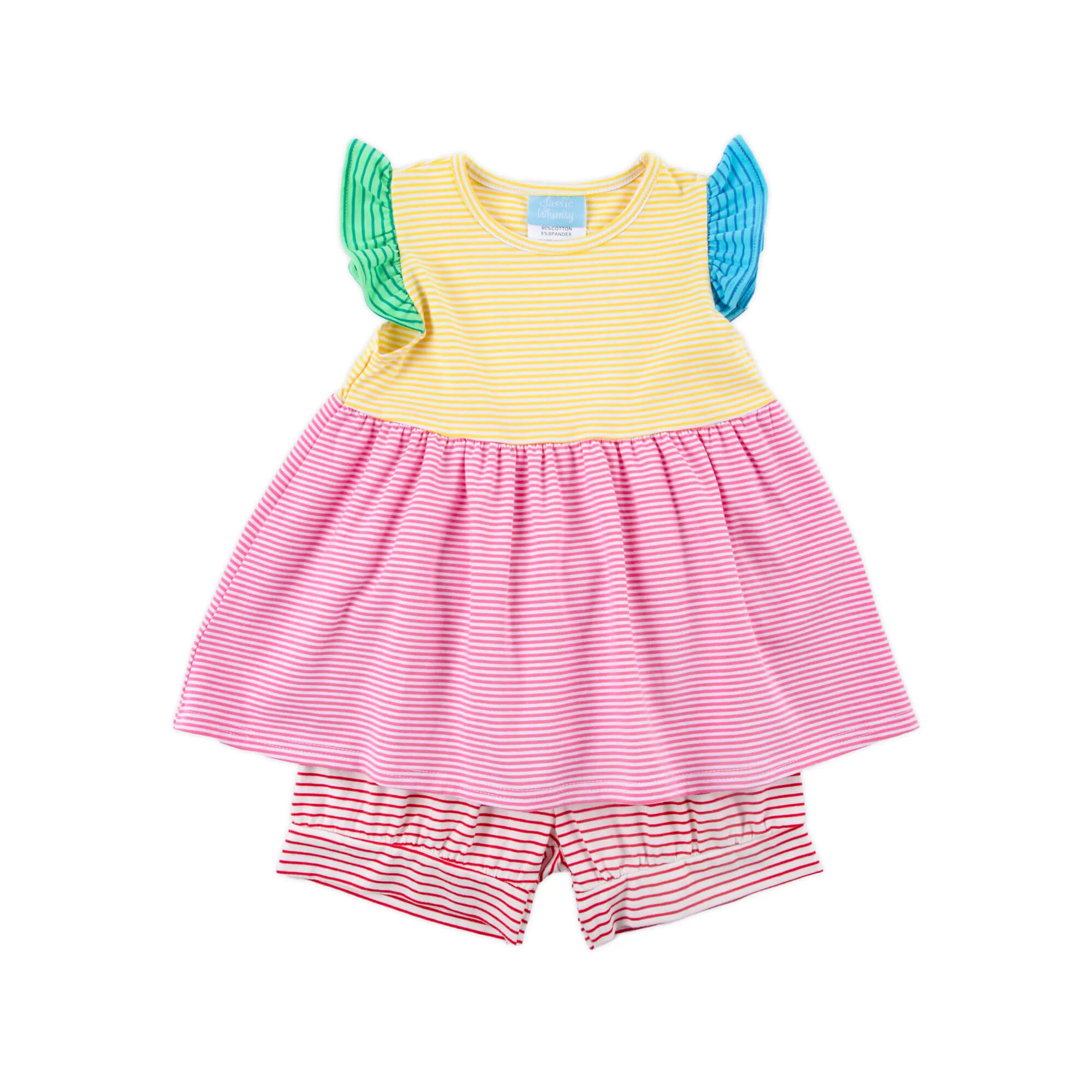 Colorblock Stripe Alexa Short Set - Image 4