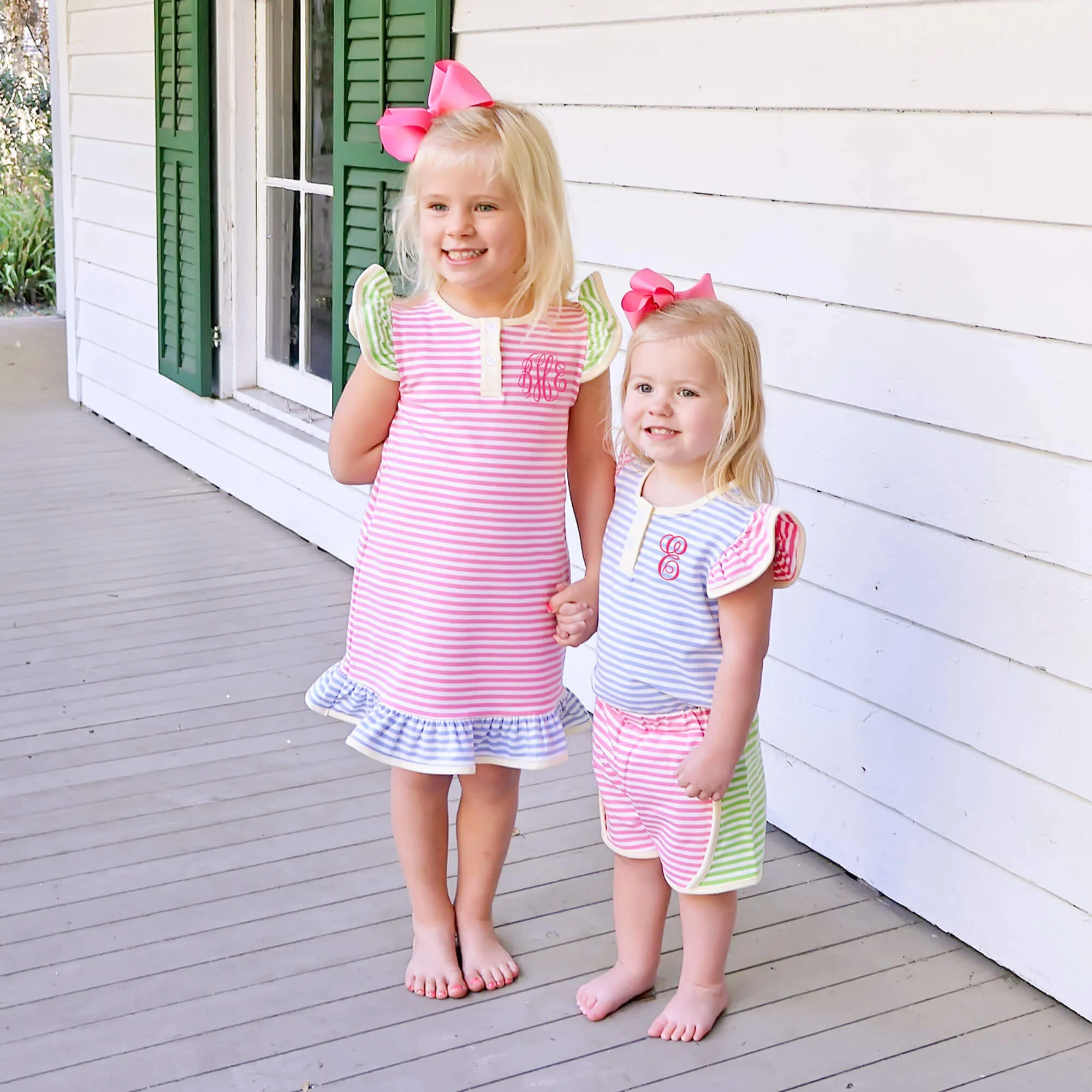 Colorblock Stripe Jade Dress - Image 3