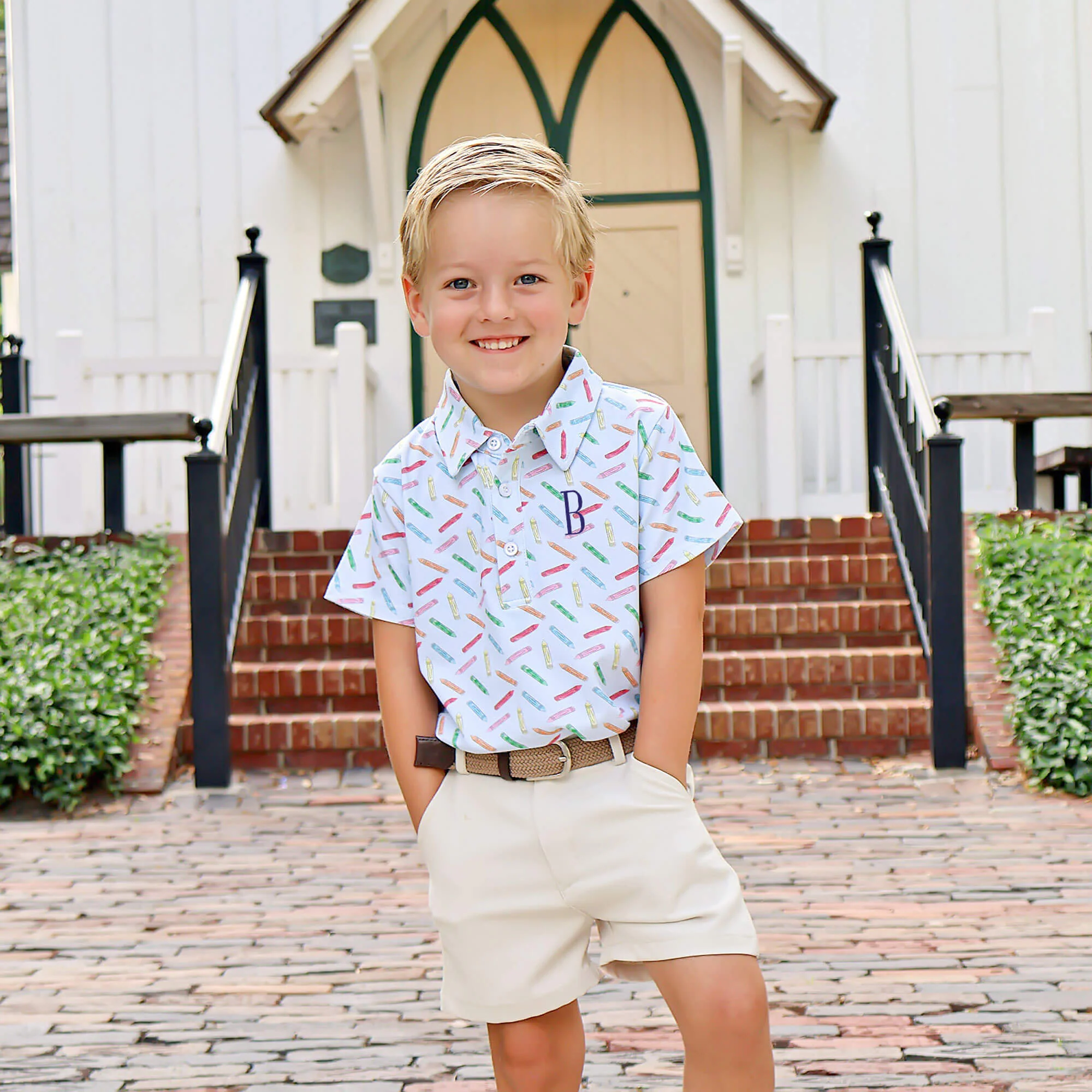 Colorful Crayon Polo - Image 5