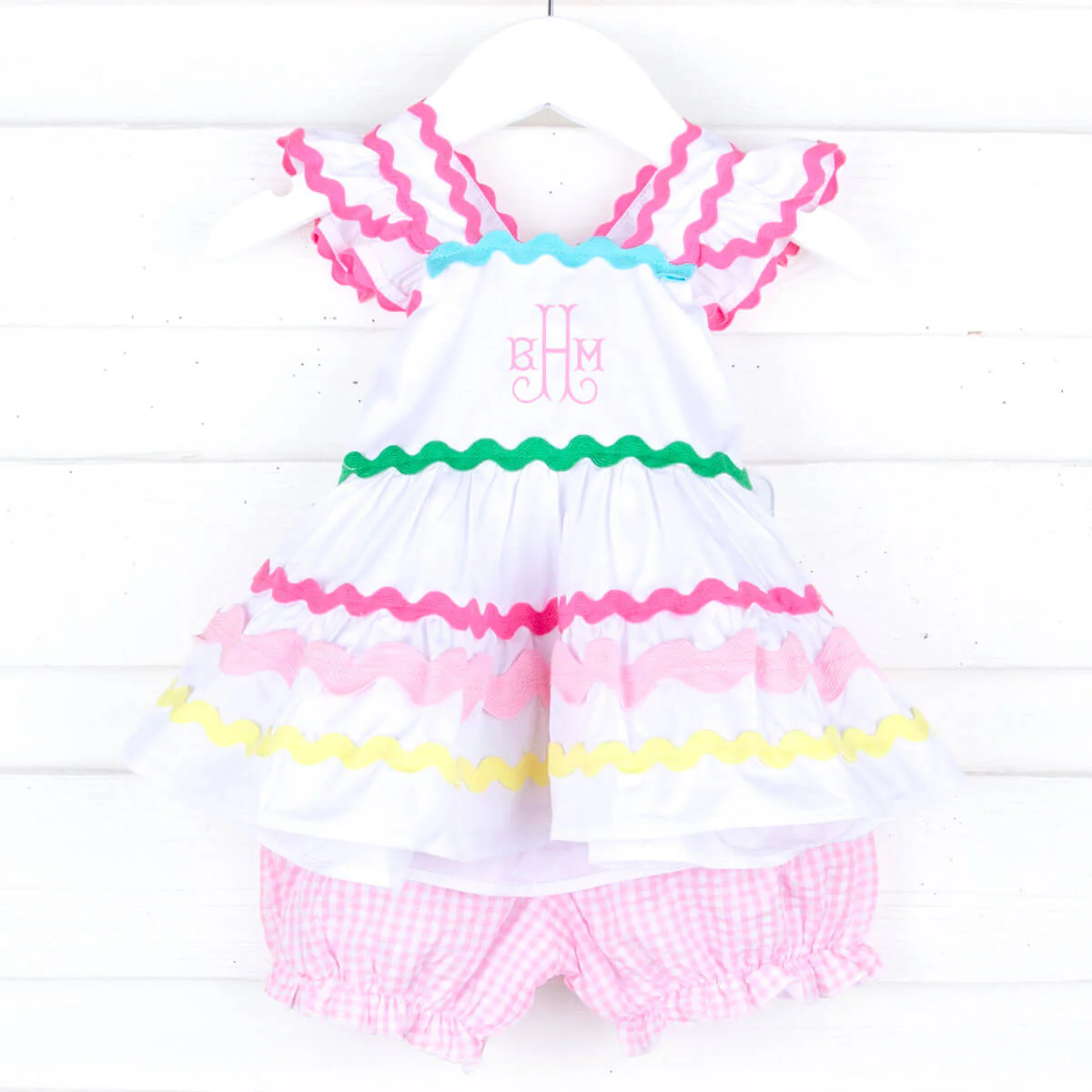 Rainbow Ric Rac Callie Bloomer Set - Image 2