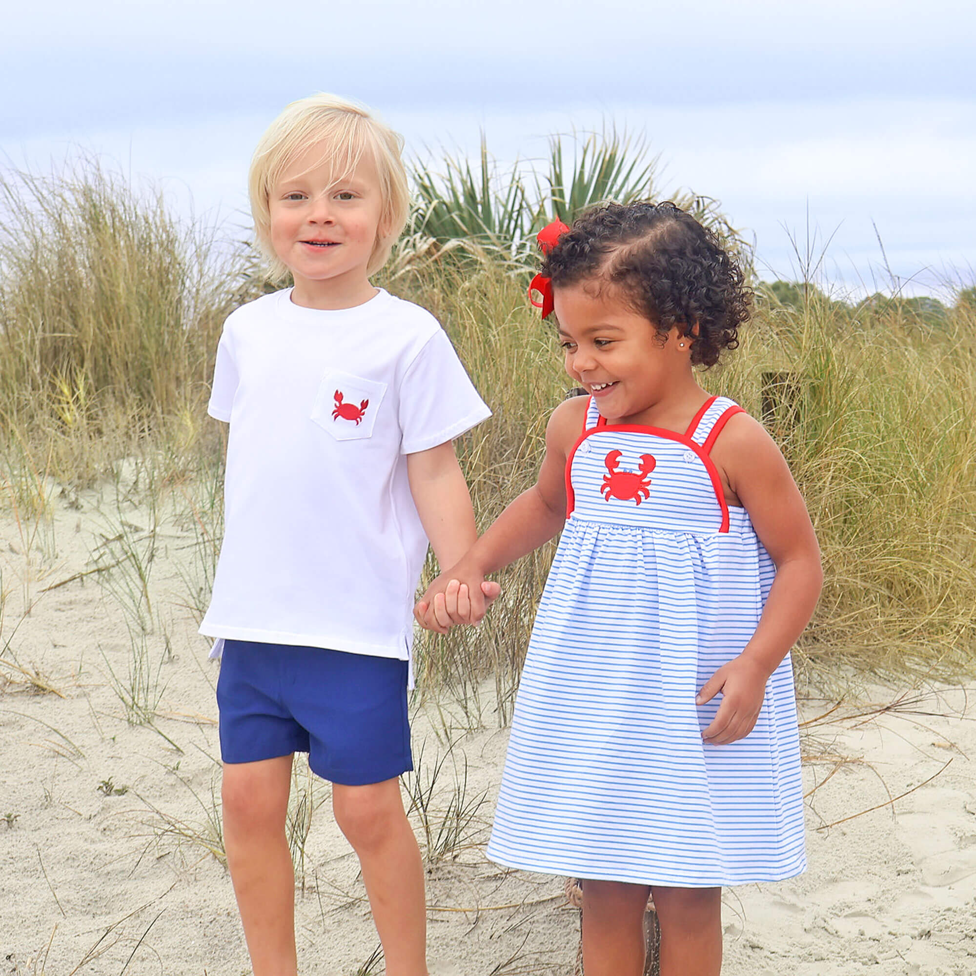 Crab White Short Sleeve Pocket Shirt - Image 3