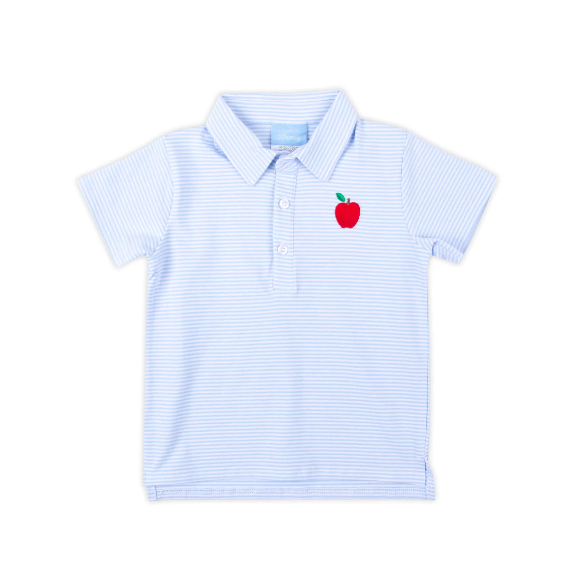 Darling Apple Light Blue Stripe Polo - Image 4
