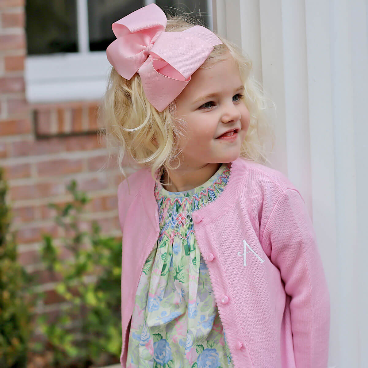 Sunny Days Floral Smocked Bishop Dress - Image 4