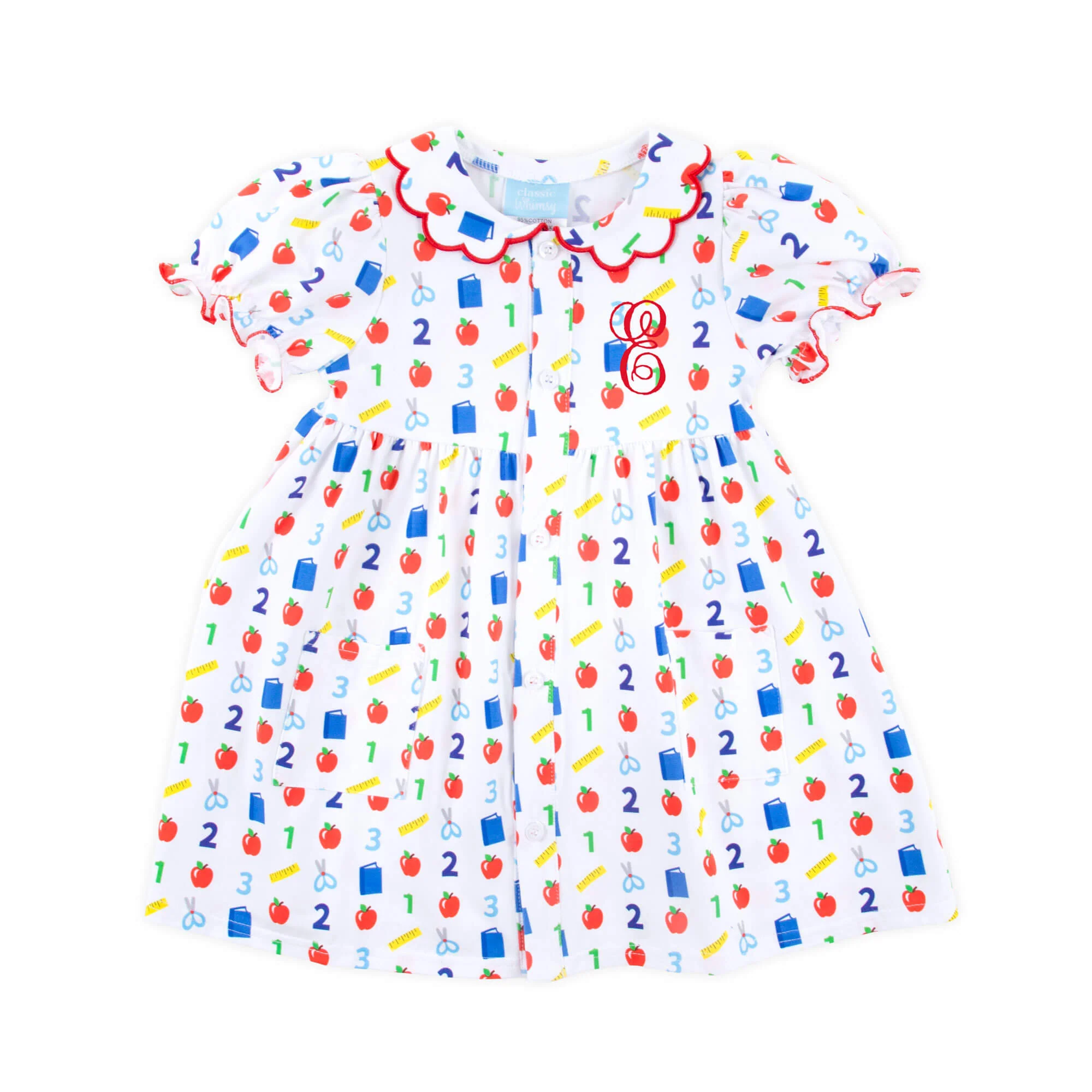 Easy as 123 White Lola Dress