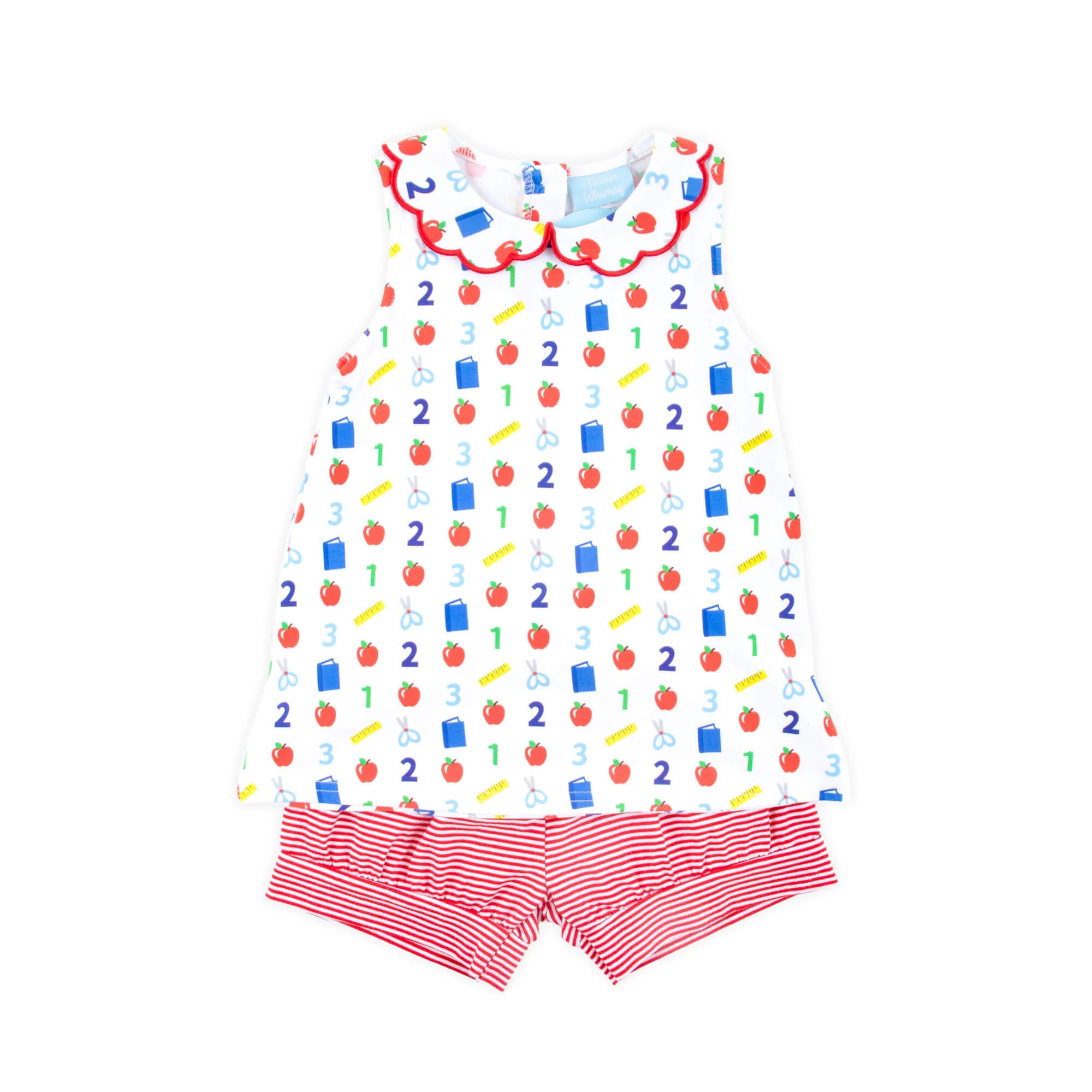 Easy as 123 White Lola Short Set - Image 5