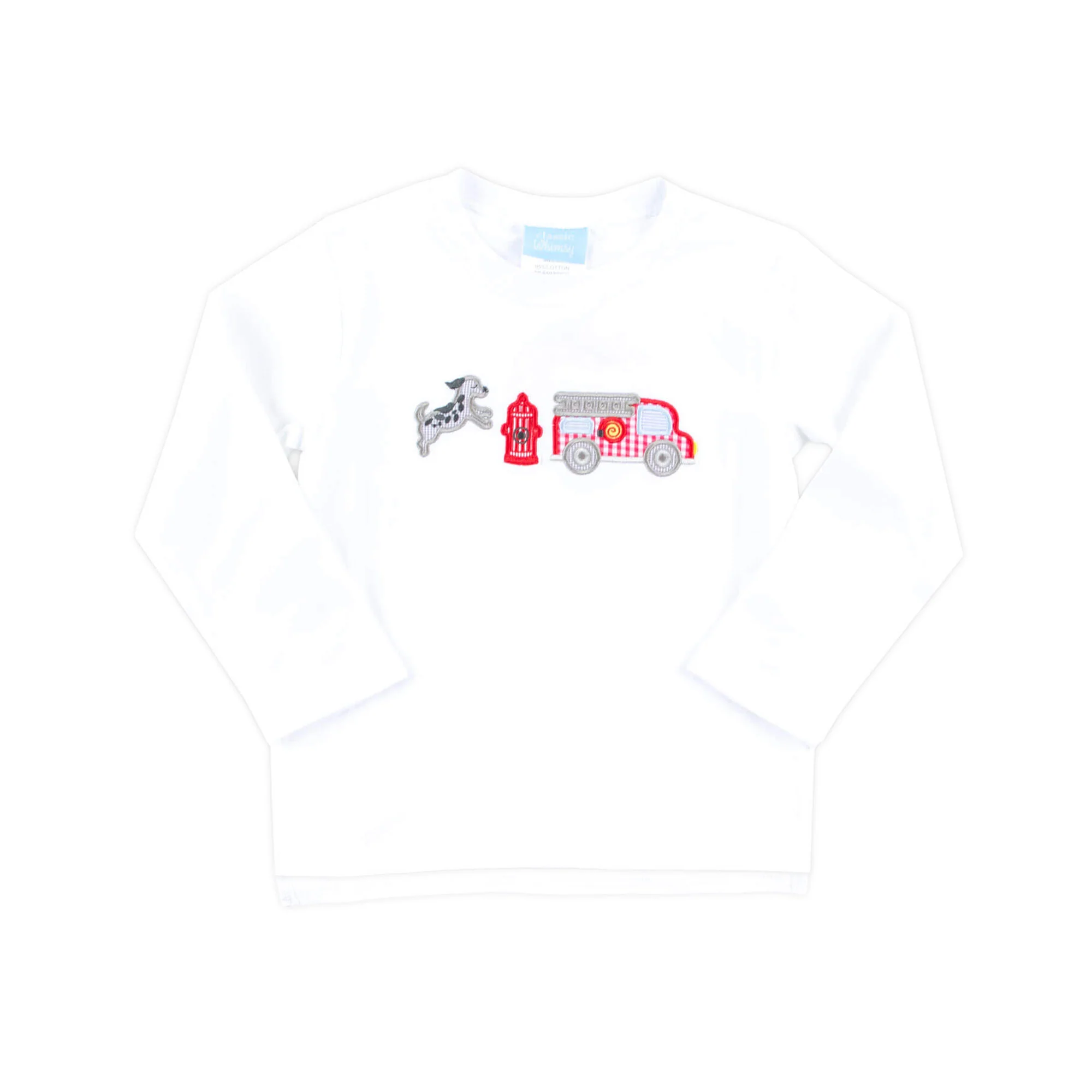 Firefighter White Long Sleeve Shirt - Image 2
