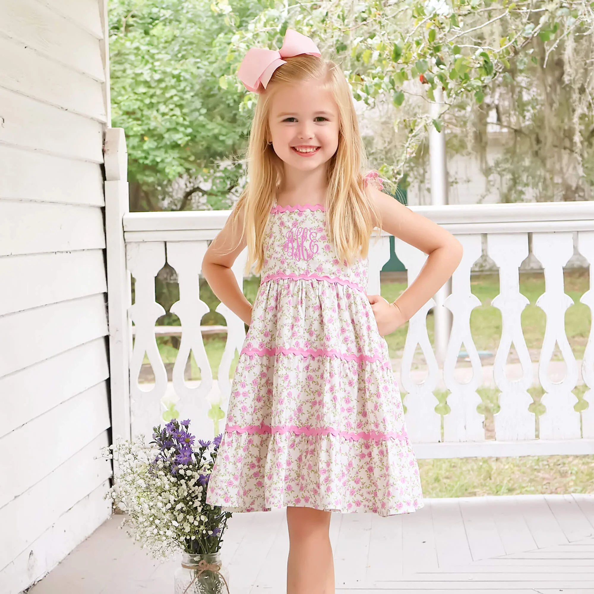 Rose Trellis Callie Dress