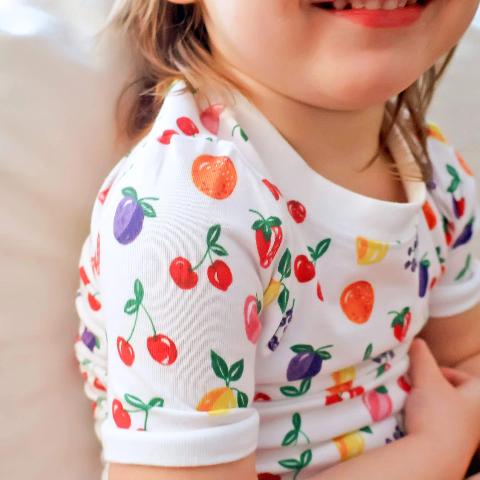 Fruity Print Short Pajamas - Image 2