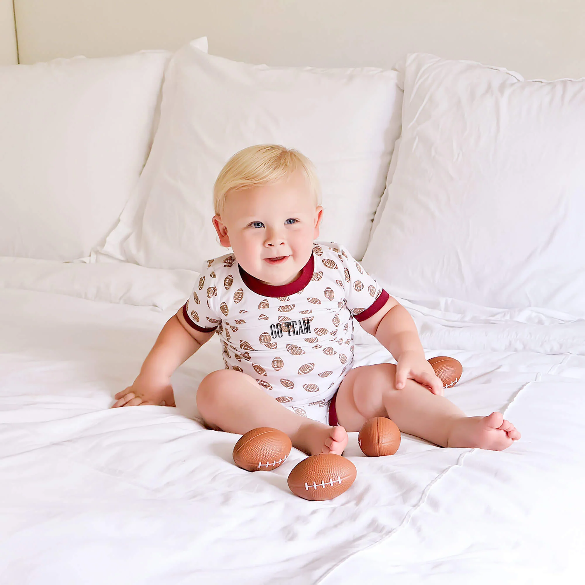 Game Day Football Short Pajamas - Image 3