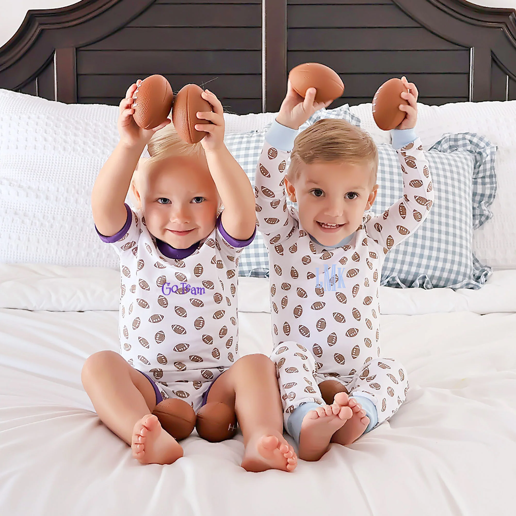 Game Day Football Short Pajamas - Image 5